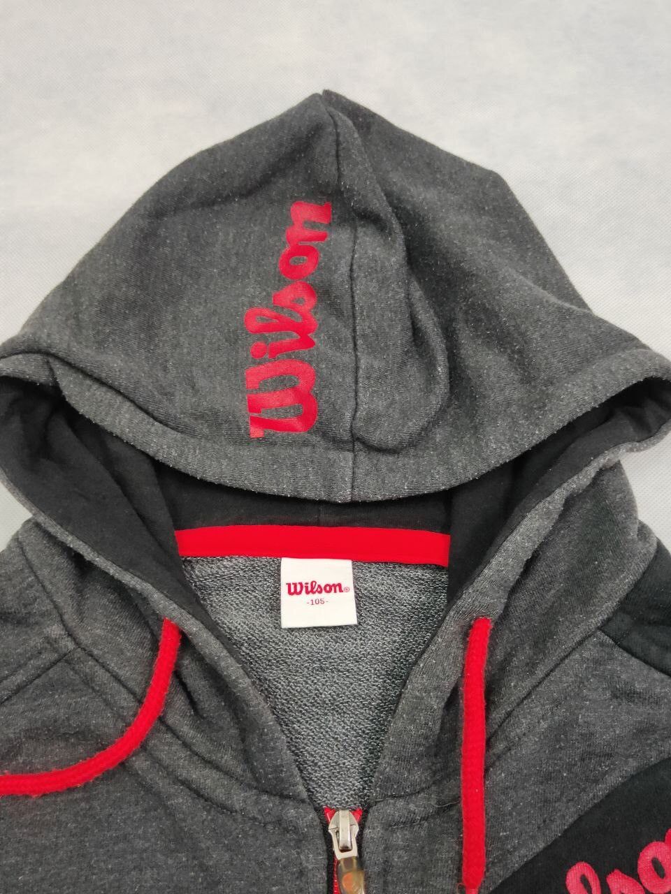 Vintage × Wilson Wilson hoodie Size US L / EU 52-54 / 3 - 5 Thumbnail