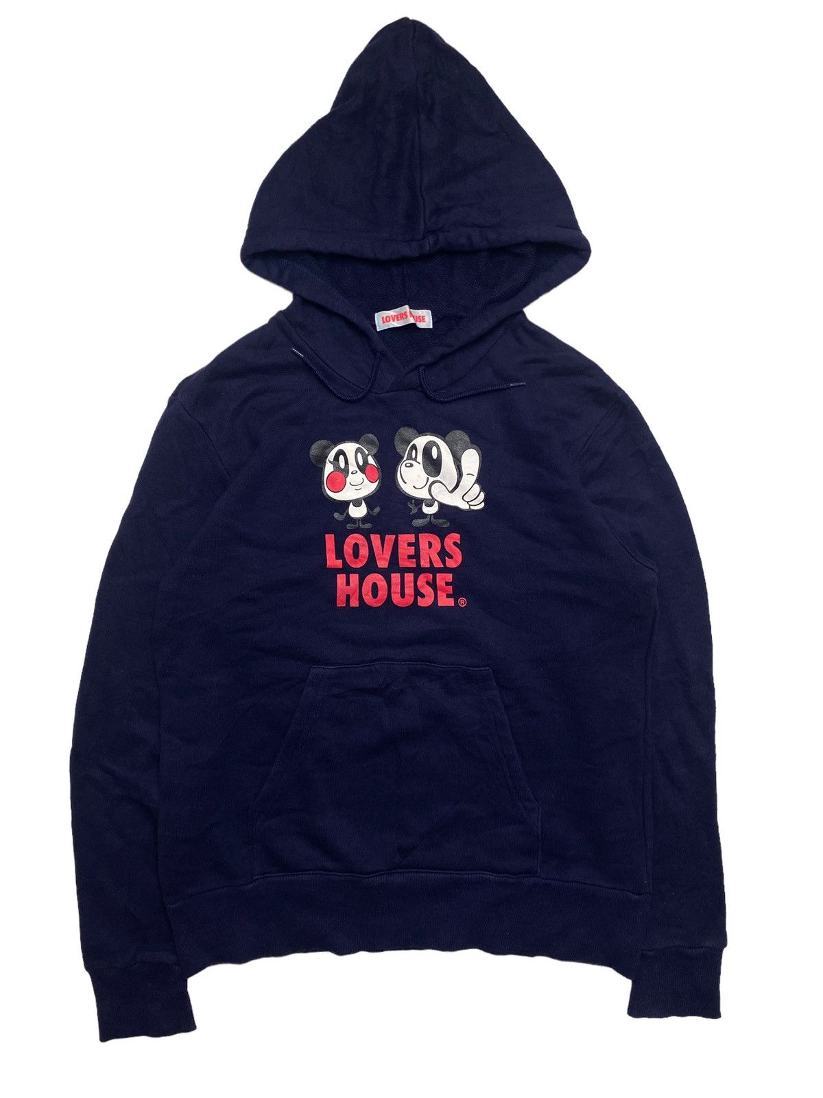 image of Hysteric Glamour x Lovers Rock 1990S Lovers House - Mascots Panda Dark Navy Hoodie (Size Small)