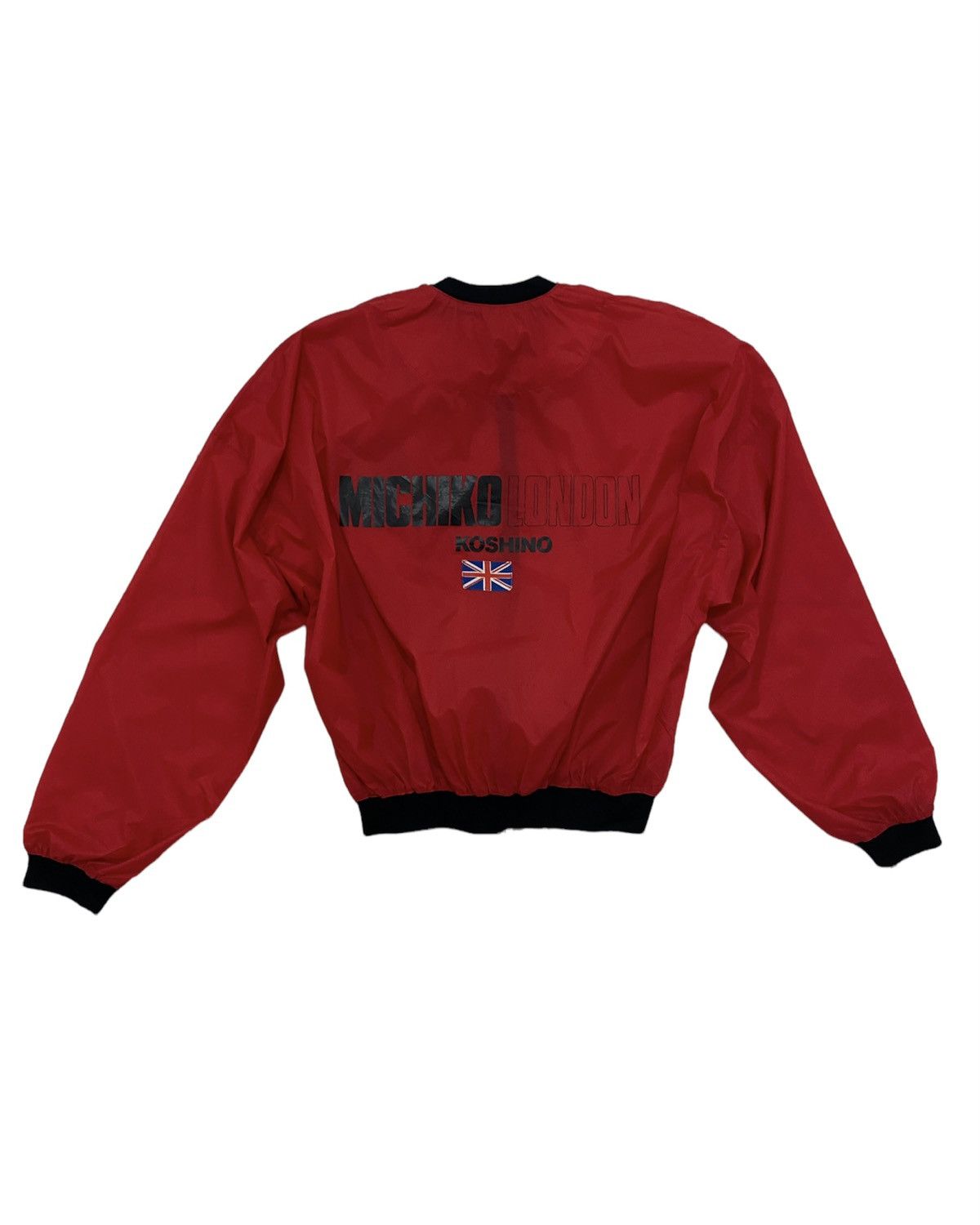 image of Michiko Koshino London x Vintage Michiko Koshino Bomber Jacket in Red, Men's (Size Medium)