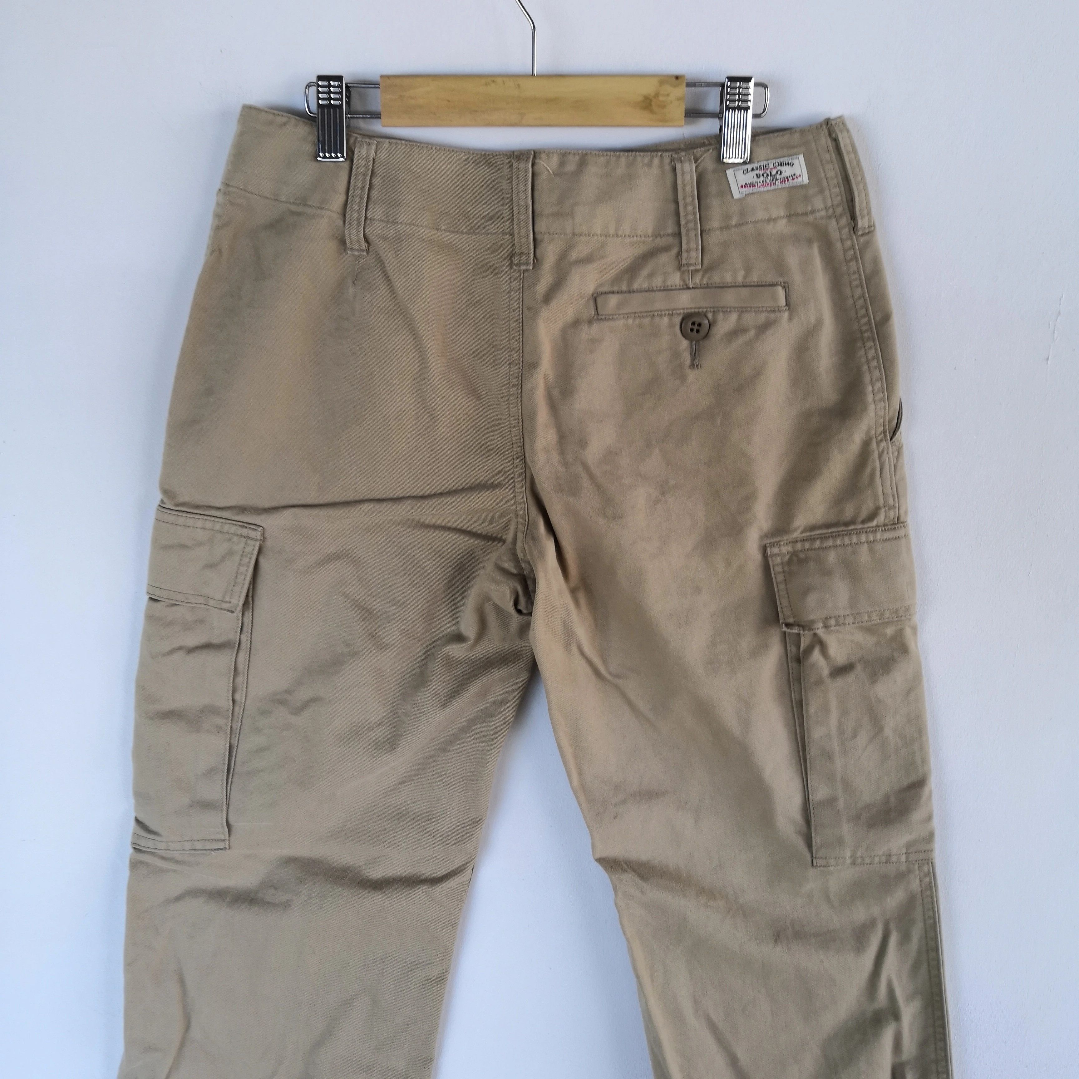 Polo Ralph Lauren × RRL Ralph Lauren × Ralph Lauren Vintage Polo Ralph Lauren Cargo Pants Multi Pocket Trousers Size 28" / US 6 / IT 42 - 4 Thumbnail