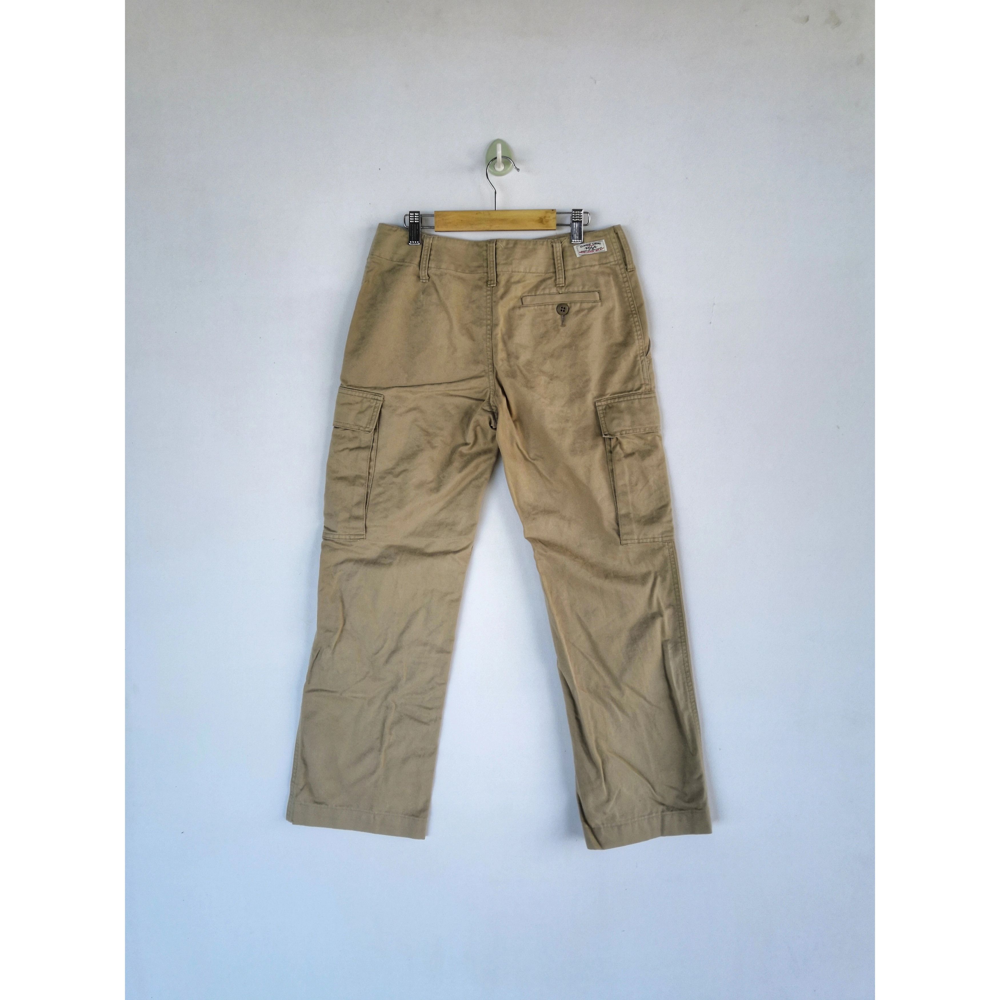 Polo Ralph Lauren × RRL Ralph Lauren × Ralph Lauren Vintage Polo Ralph Lauren Cargo Pants Multi Pocket Trousers Size 28" / US 6 / IT 42 - 2 Thumbnail