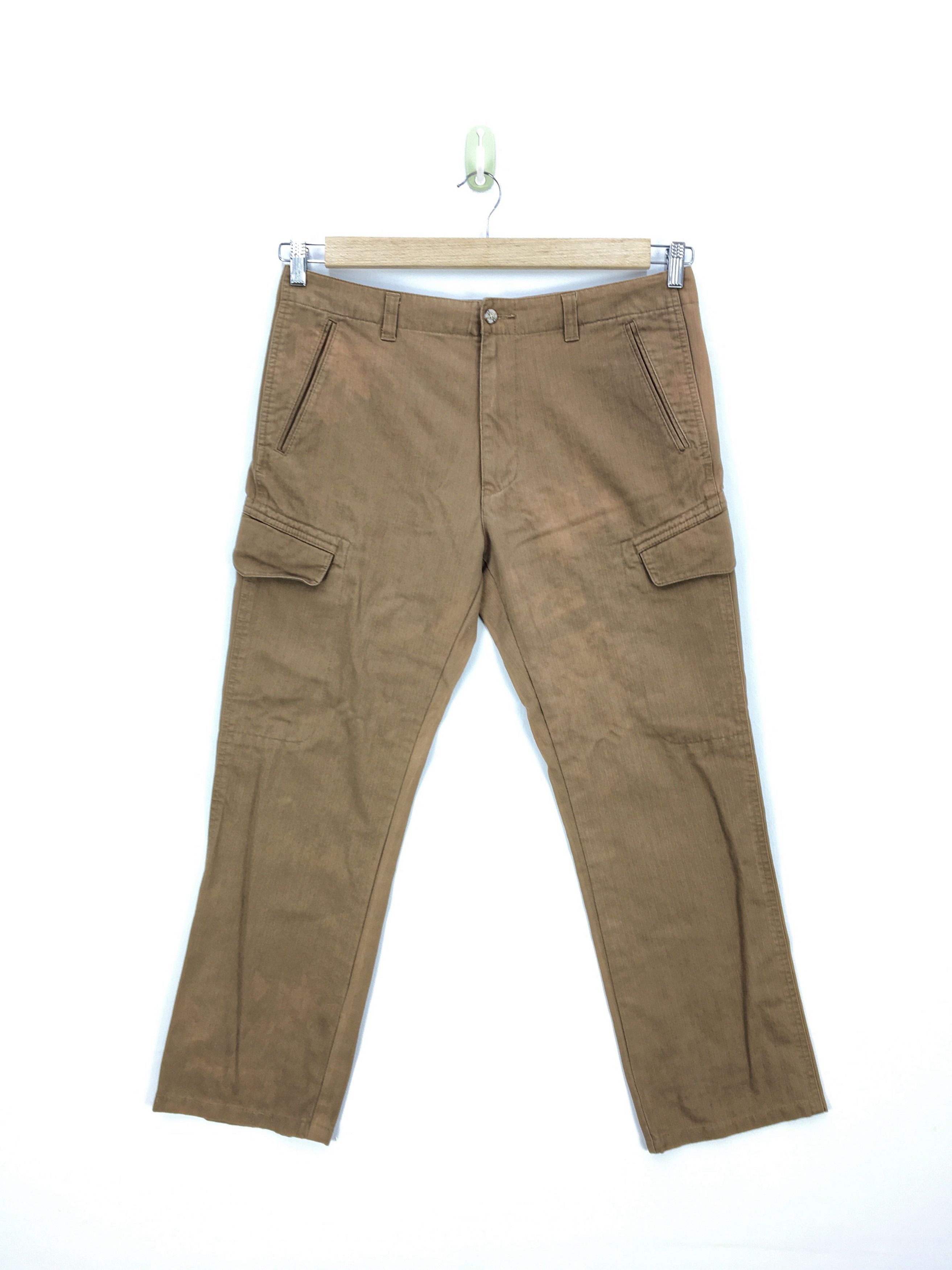 Distressed Duck Head Multipocket Cargo Pants Trousers
