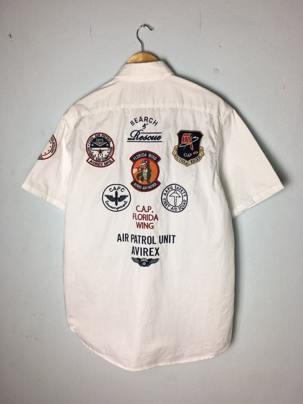 Avirex Avirex United States Air Force Shirt Button Up Size US L / EU 52-54 / 3 - 12 Thumbnail