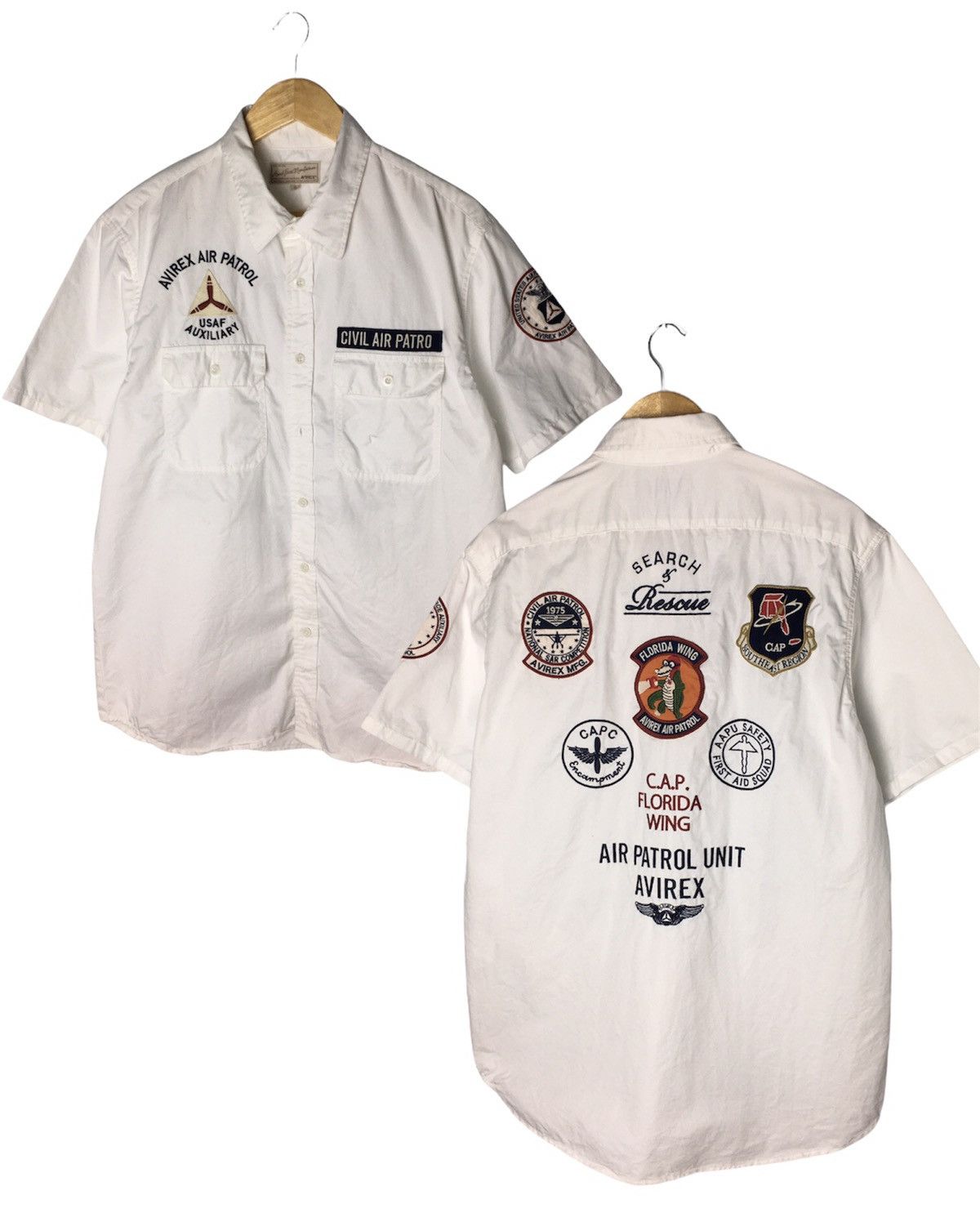 Avirex Avirex United States Air Force Shirt Button Up Size US L / EU 52-54 / 3 - 1 Thumbnail