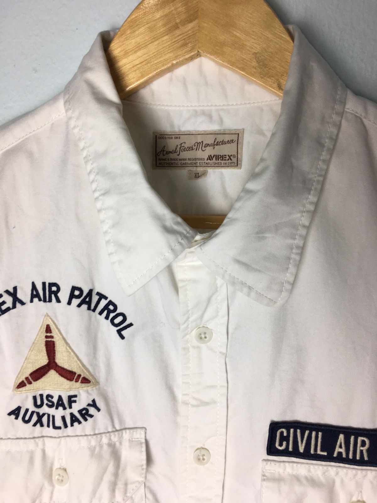 Avirex Avirex United States Air Force Shirt Button Up Size US L / EU 52-54 / 3 - 7 Thumbnail