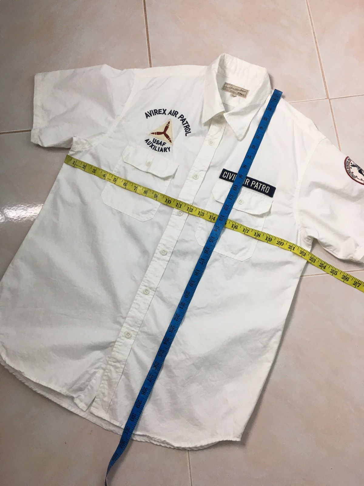 Avirex Avirex United States Air Force Shirt Button Up Size US L / EU 52-54 / 3 - 18 Thumbnail