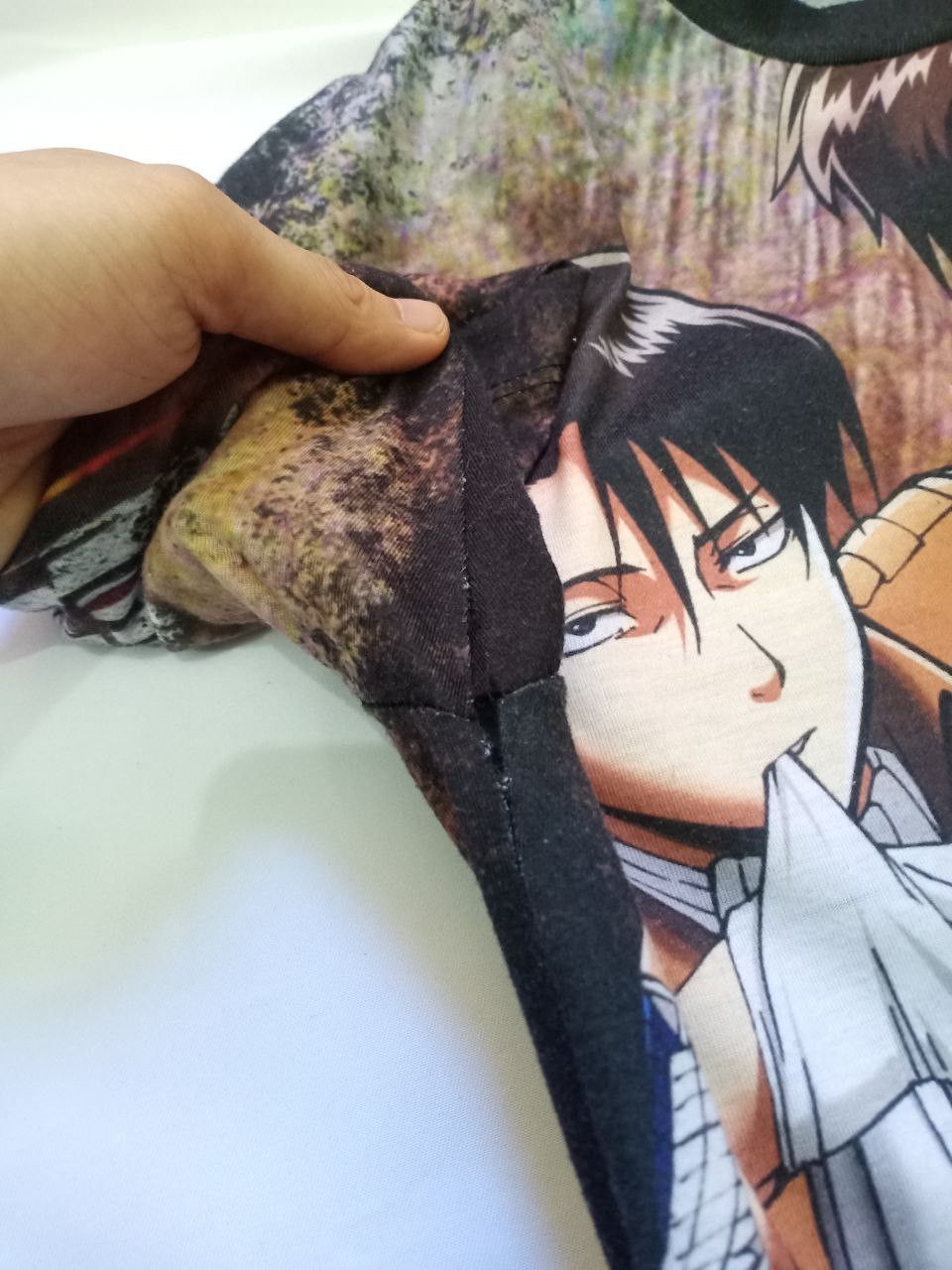 Anime × Japanese Brand × Vintage Vintage Attack On Titan Full Print Anime Evangelion Size US M / EU 48-50 / 2 - 7 Thumbnail