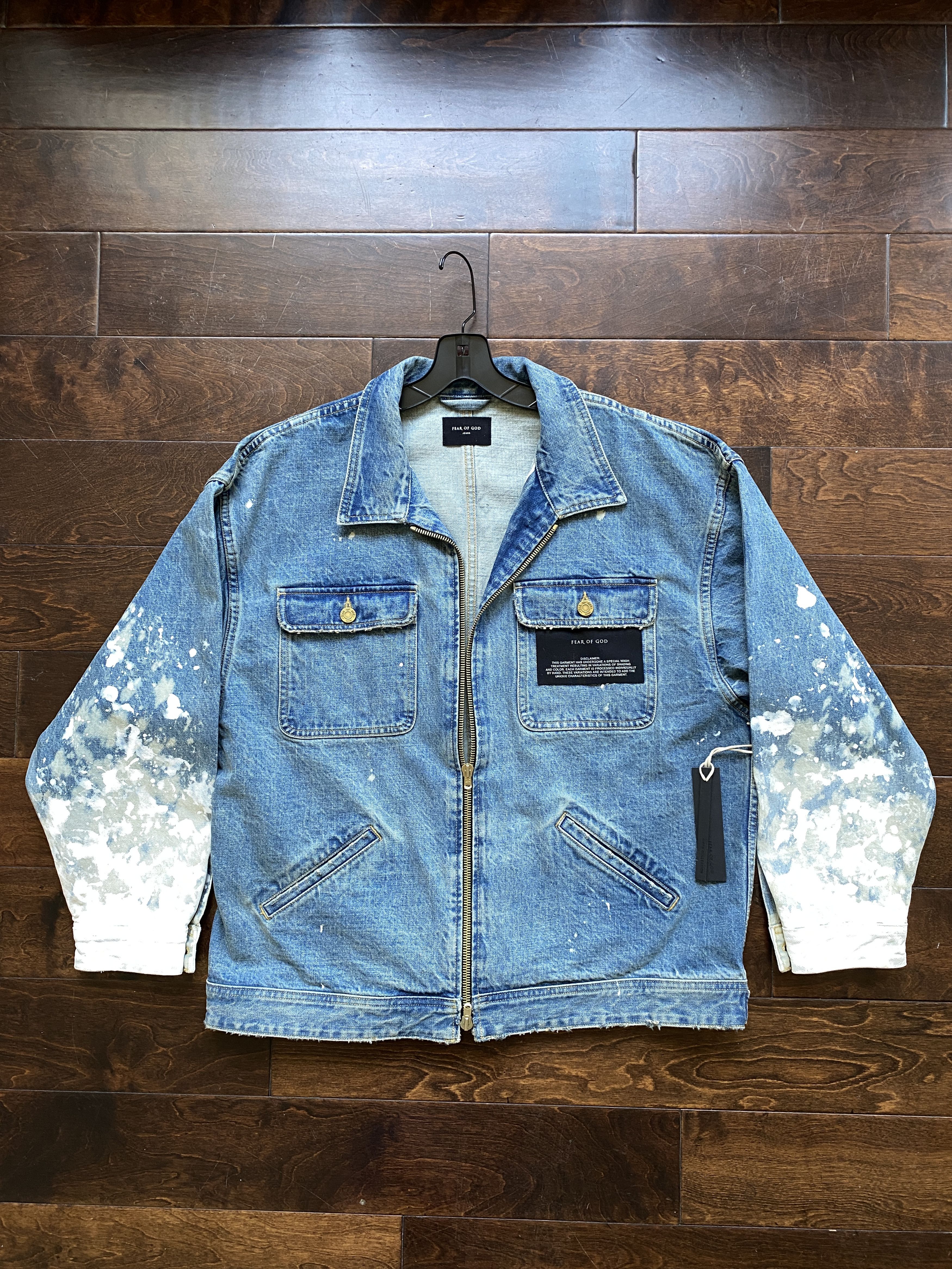 Fear of God Fear of God Oversized Painters Selvedge Denim Work Jacket Size US S / EU 44-46 / 1 - 4 Thumbnail