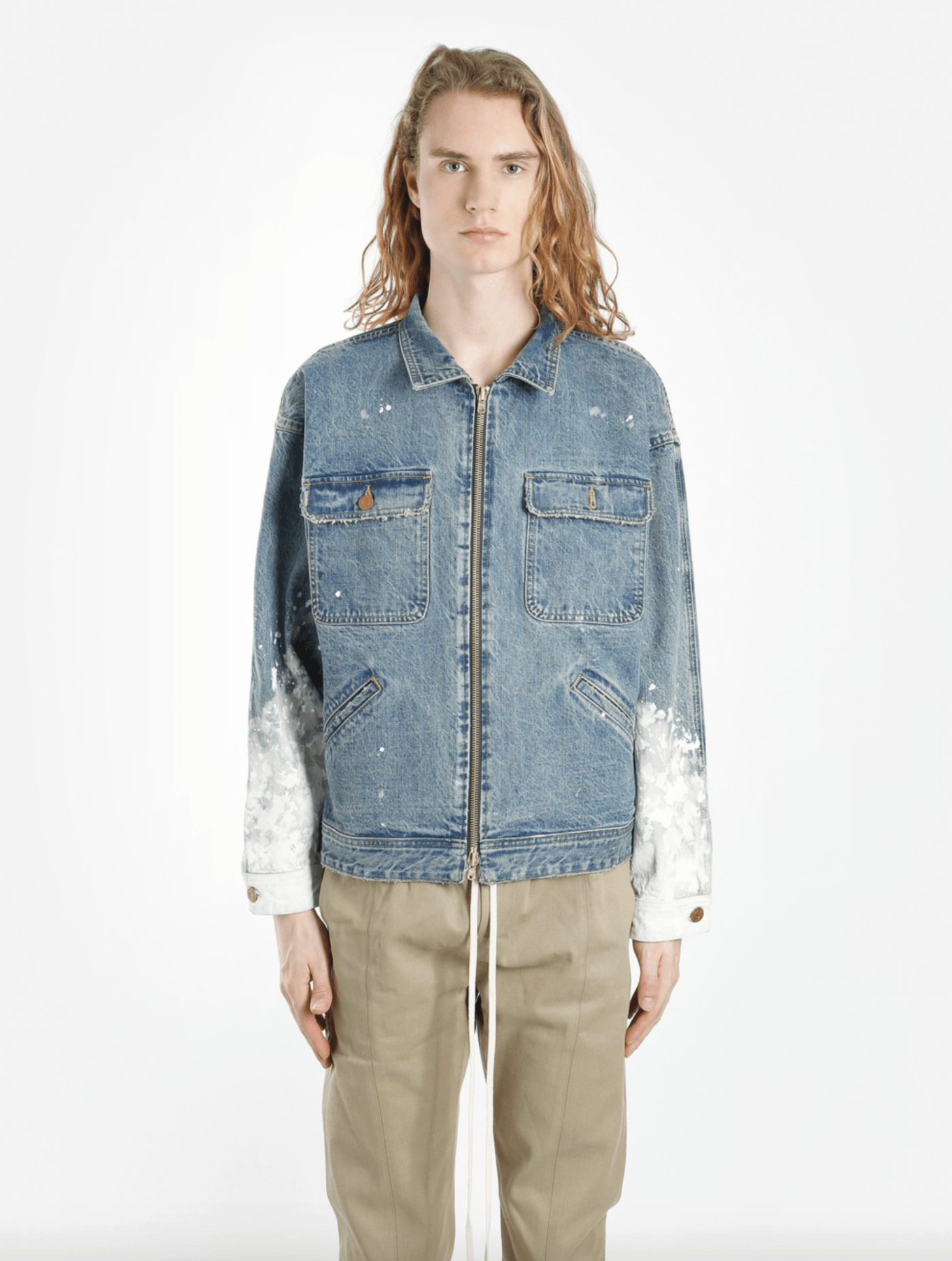 Fear of God Fear of God Oversized Painters Selvedge Denim Work Jacket Size US S / EU 44-46 / 1 - 1 Thumbnail