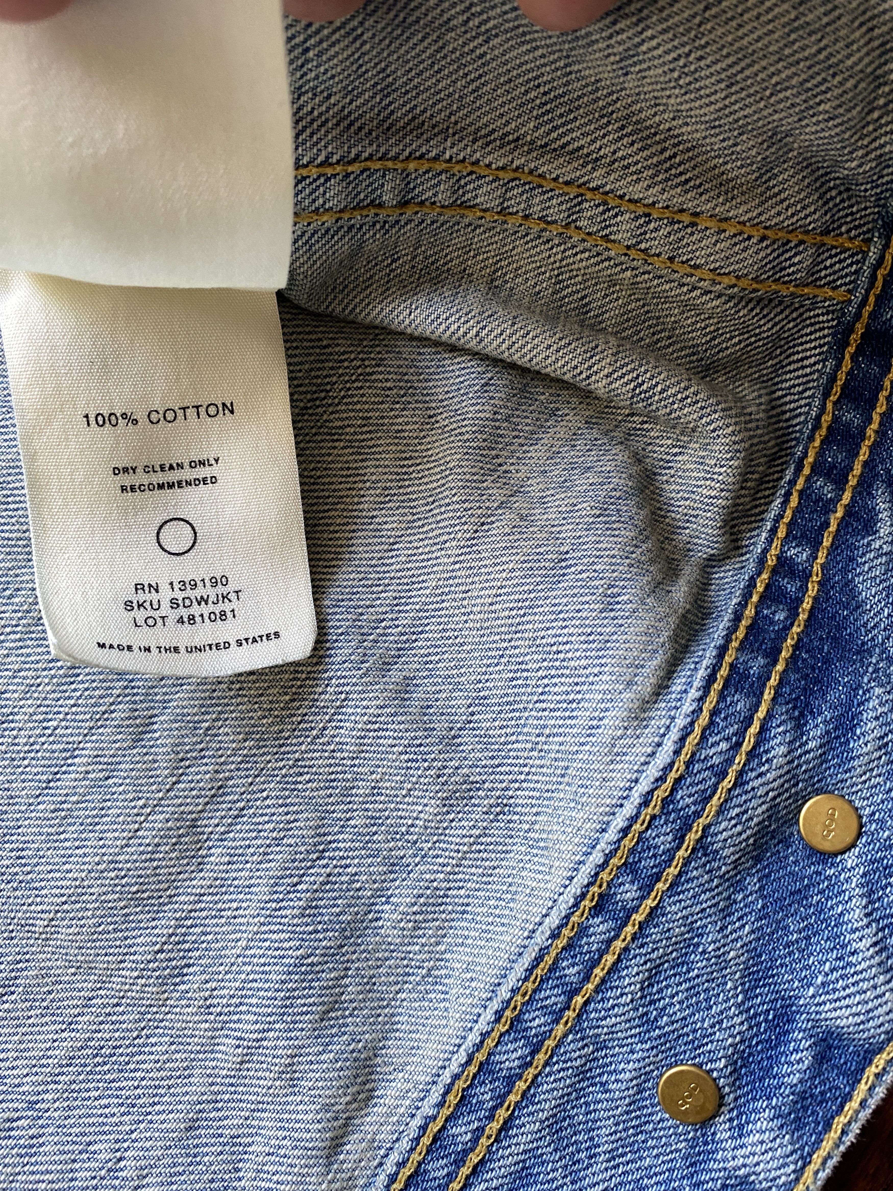 Fear of God Fear of God Oversized Painters Selvedge Denim Work Jacket Size US S / EU 44-46 / 1 - 7 Thumbnail