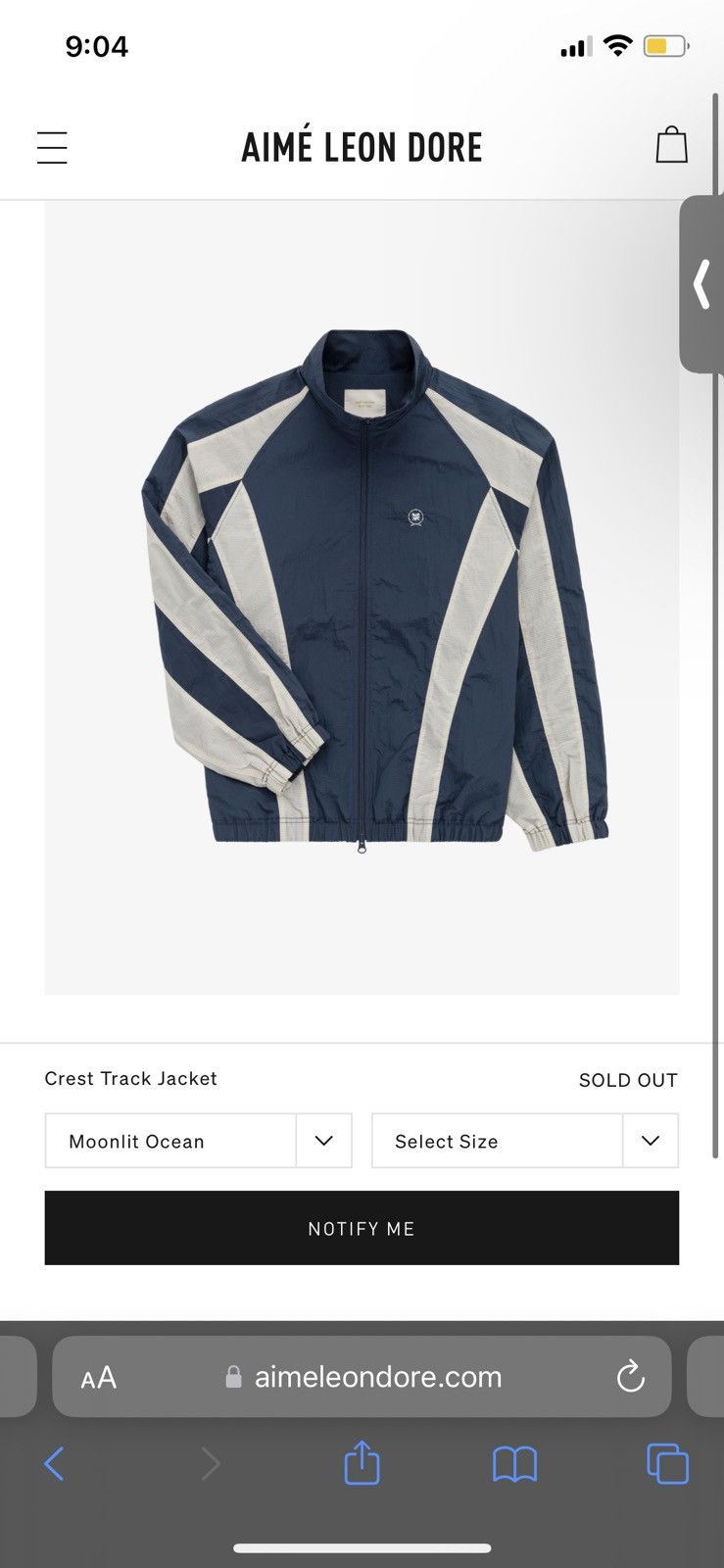 Aime Leon Dore Aime Leon Dore Crest Track Jacket | Grailed