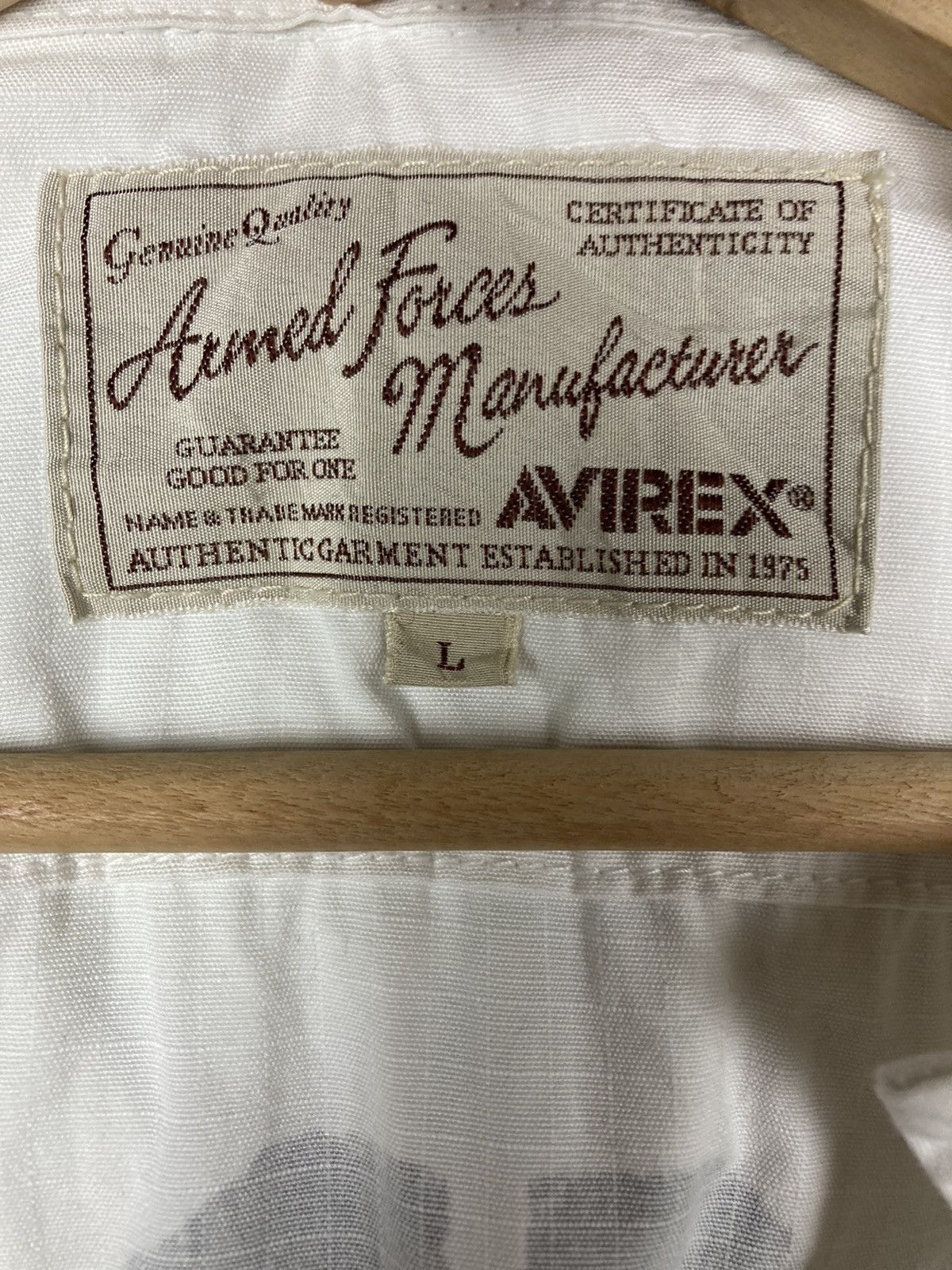 Avirex Avirex Drawstring Hooded Button Up Size US L / EU 52-54 / 3 - 5 Thumbnail