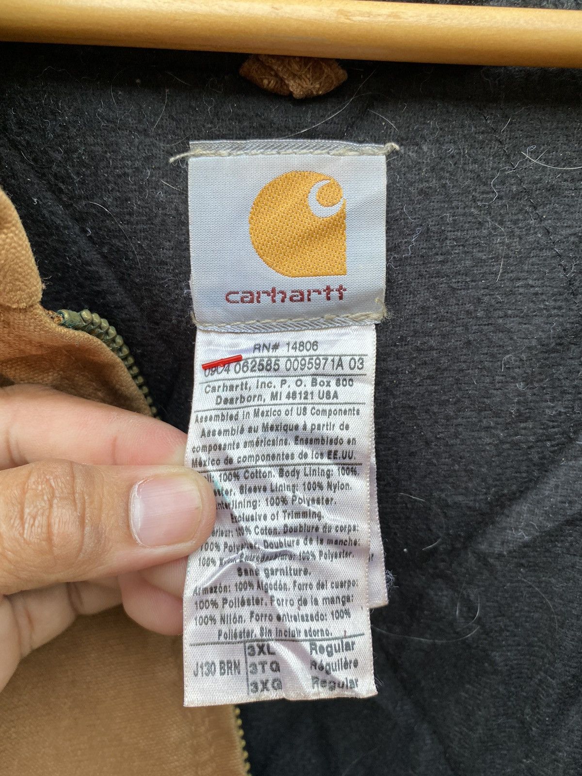 Carhartt Vintage Carhartt Detroit hoodie canvas jacket Size US XXL / EU 58 / 5 - 9 Thumbnail