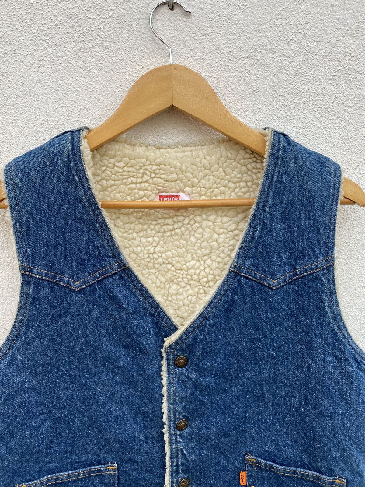 Levi's × Vintage Vintage Levis Orange Label Vest jeans Double pocket Size US M / EU 48-50 / 2 - 3 Thumbnail