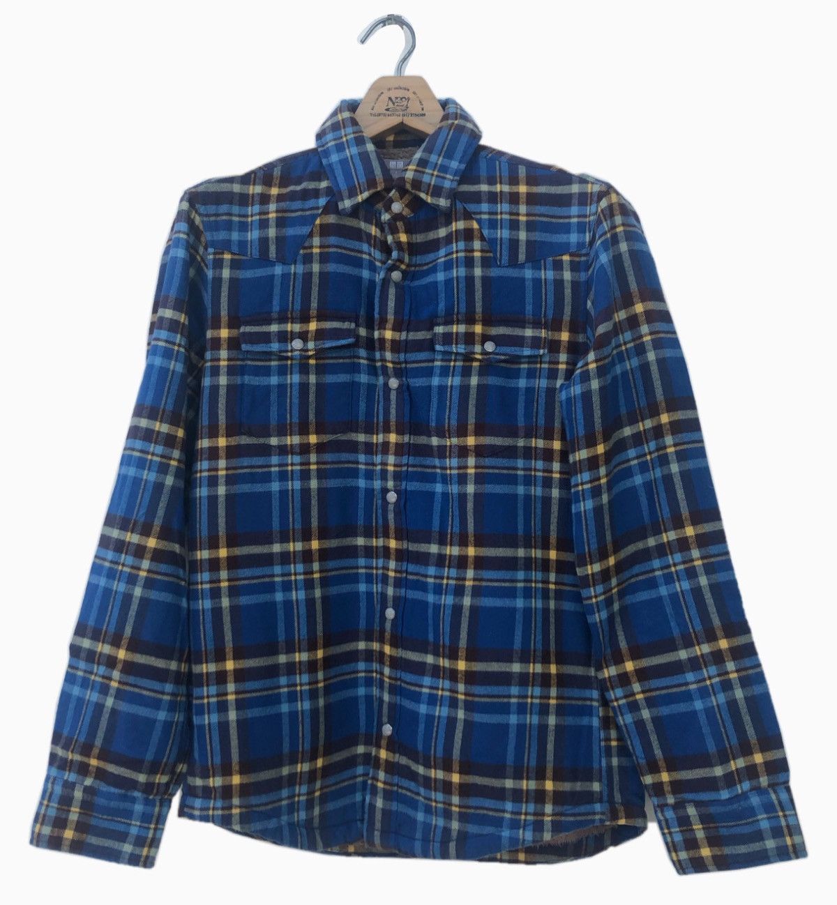 Flannel Tartan Design Uniqlo Flannel Size US S / EU 44-46 / 1 - 1 Thumbnail