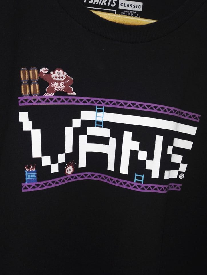 Nintendo × Vans Vans X Nintendo Tshirt big print Big Size Size US XL / EU 56 / 4 - 3 Thumbnail