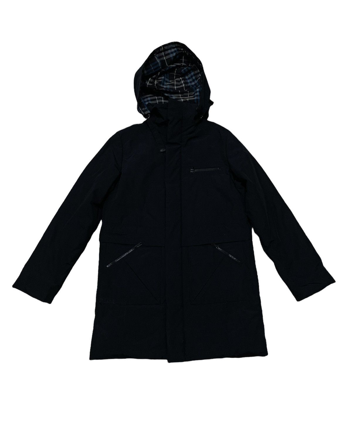 Burberry Burberry Padded Parka Nylon Jacket Nova Check Blue Label Size US S / EU 44-46 / 1 - 1 Thumbnail