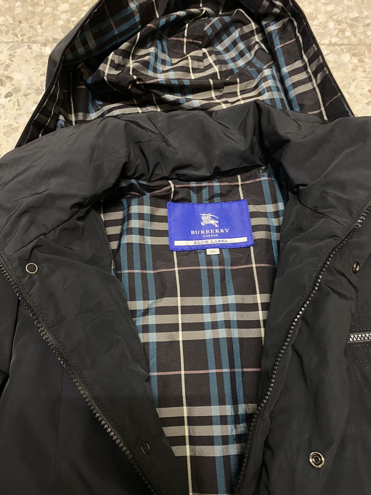 Burberry Burberry Padded Parka Nylon Jacket Nova Check Blue Label Size US S / EU 44-46 / 1 - 3 Thumbnail