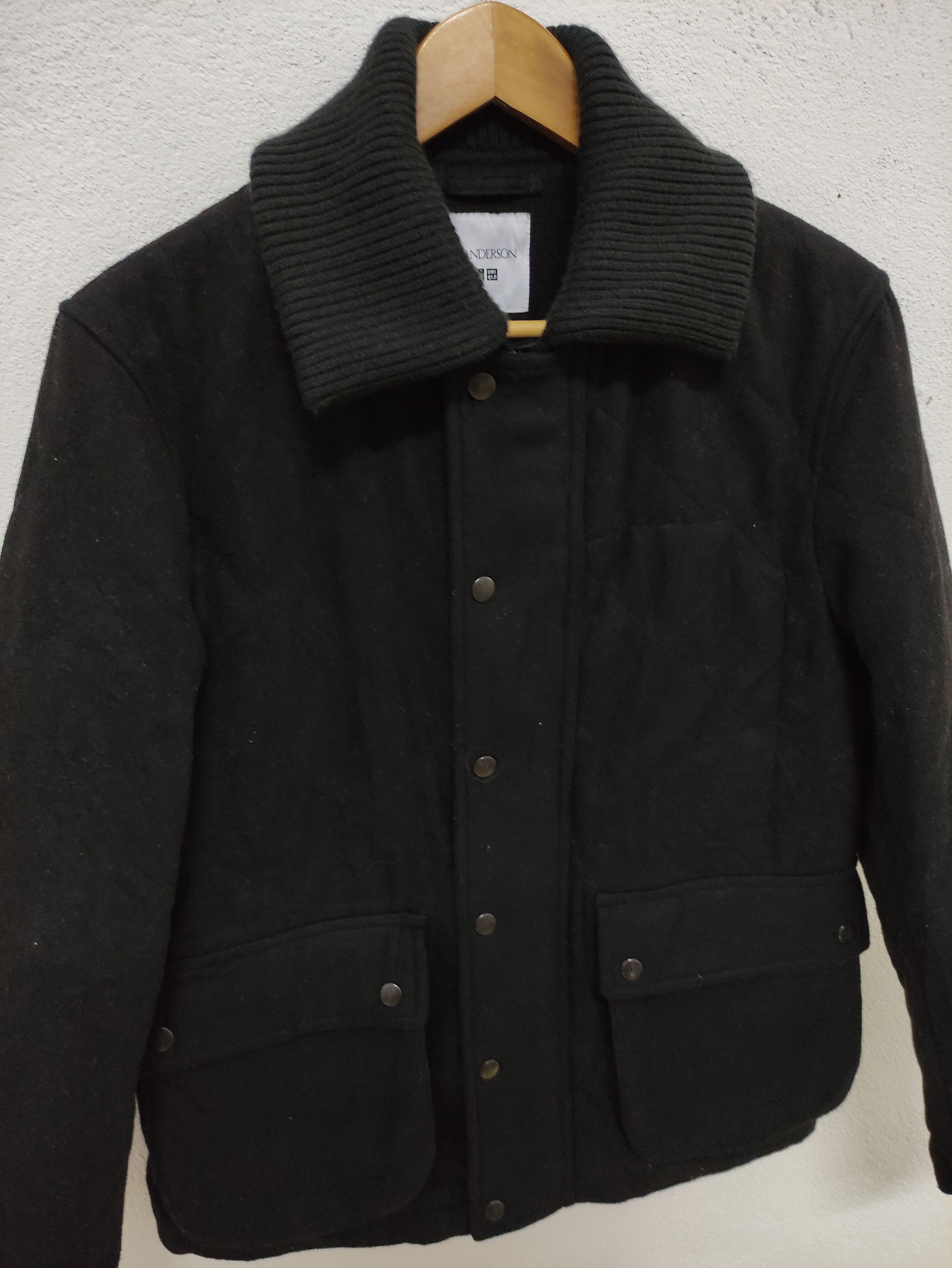Japanese Brand J.W Anderson X Uniqlo Wool Quilted Jacket Size US S / EU 44-46 / 1 - 6 Thumbnail