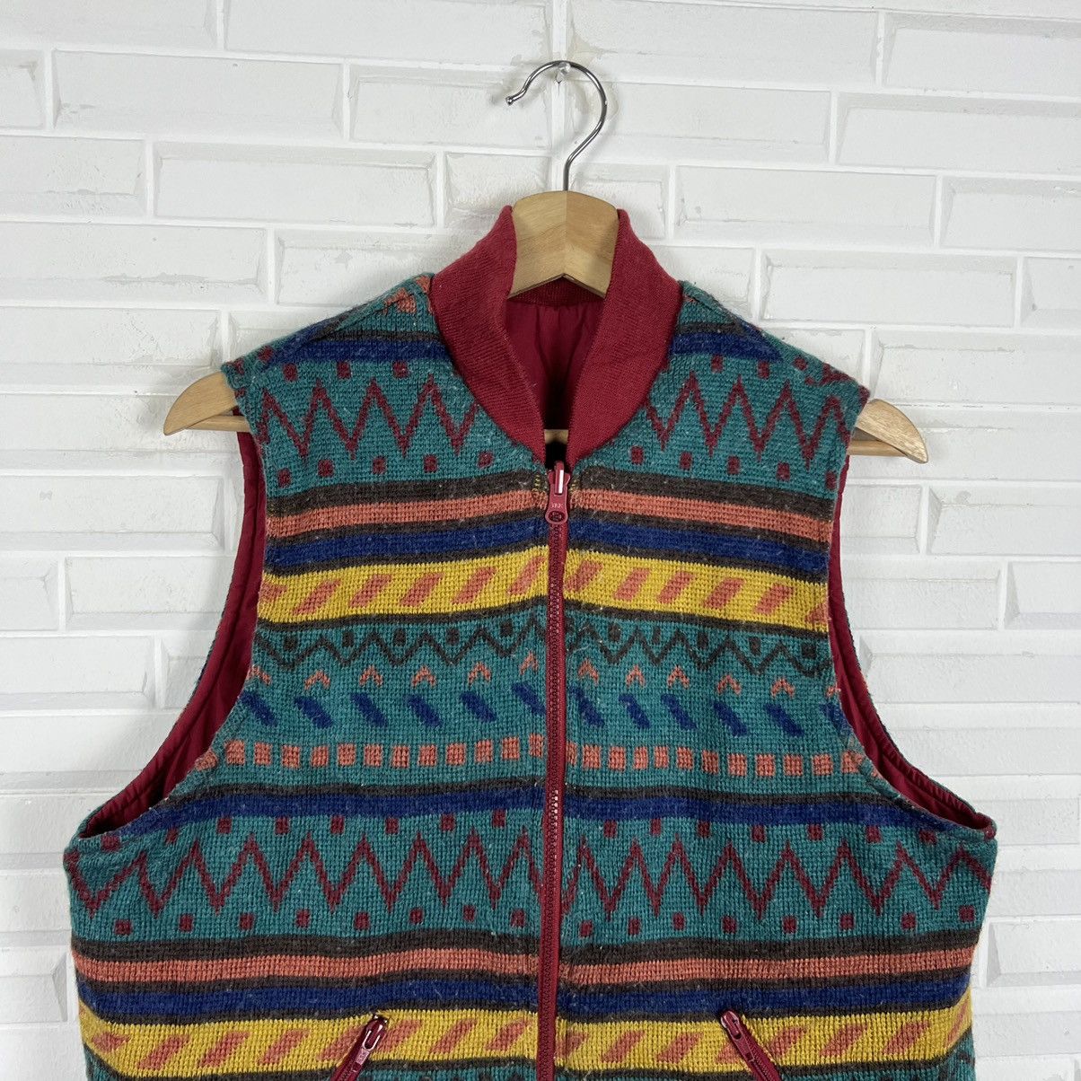 Japanese Brand RARE REVERSIBLE VEST NAVAJO DESIGN Size US M / EU 48-50 / 2 - 3 Thumbnail