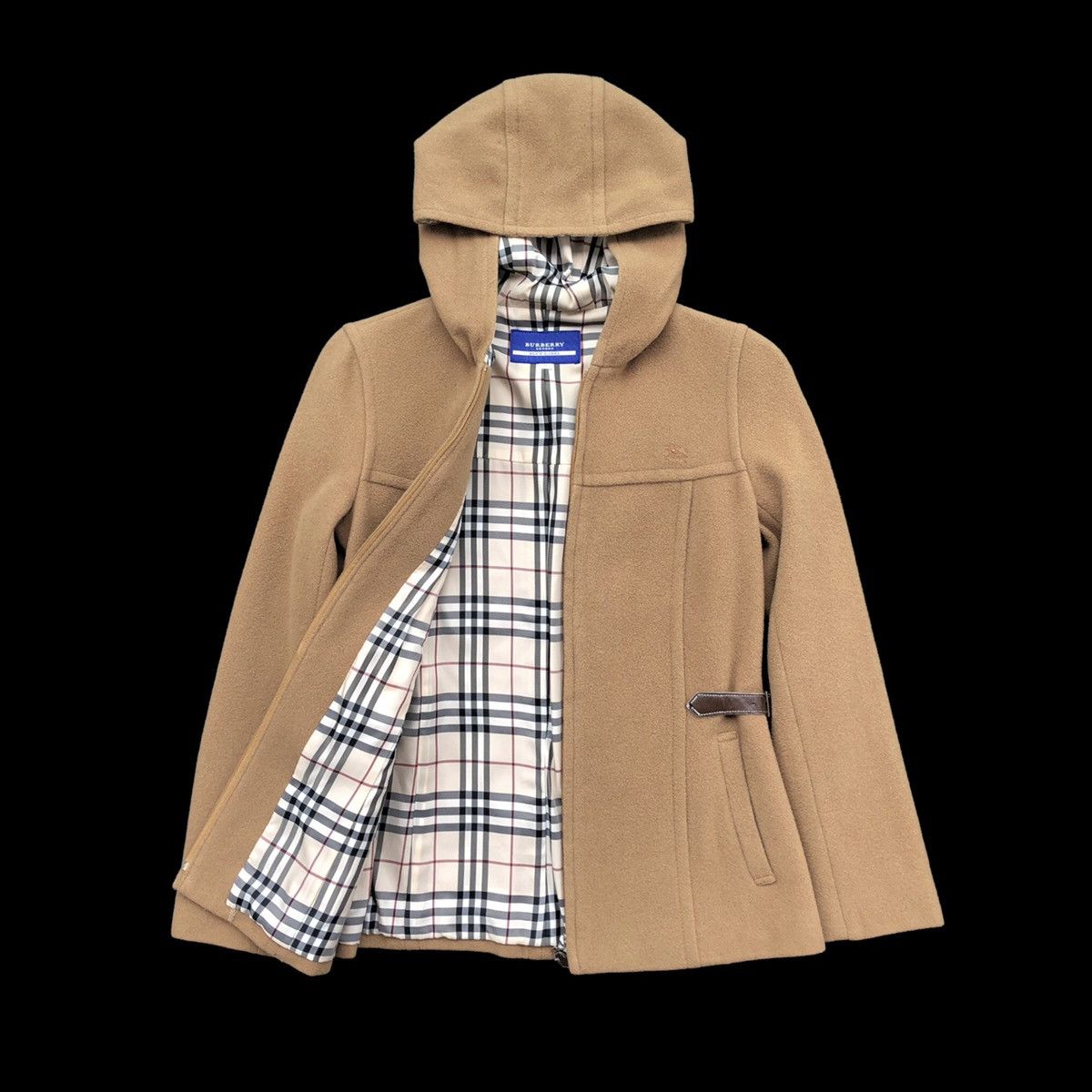 Burberry Authentic Burberry London Blue Label Women Wool Coat/ Jacket Size S / US 4 / IT 40 - 2 Thumbnail