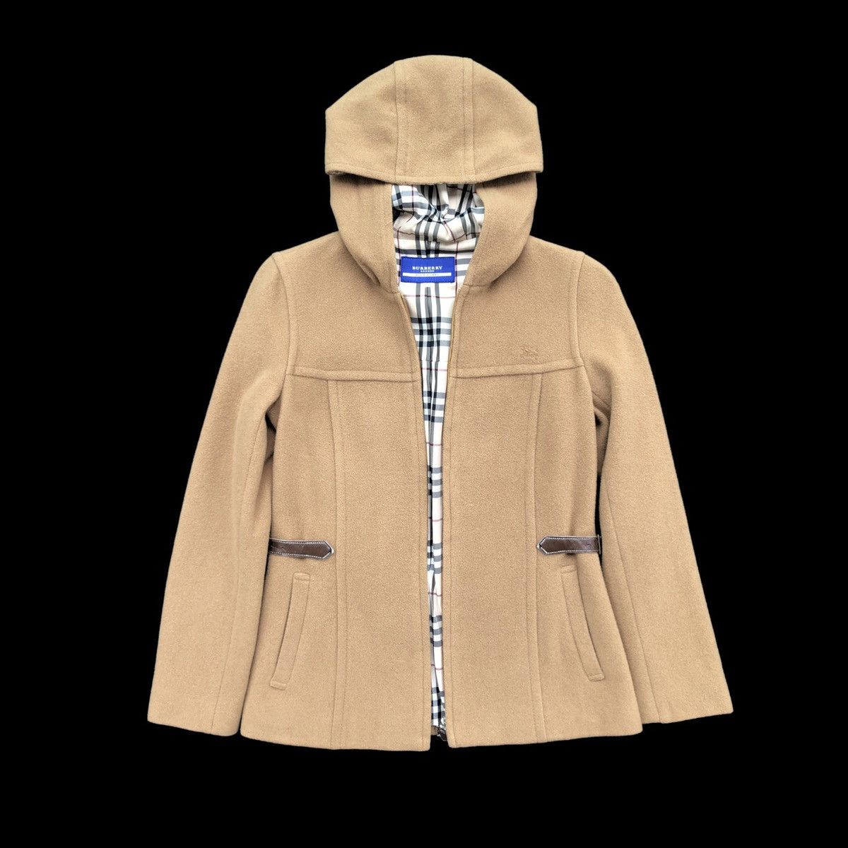 Burberry Authentic Burberry London Blue Label Women Wool Coat/ Jacket Size S / US 4 / IT 40 - 1 Thumbnail