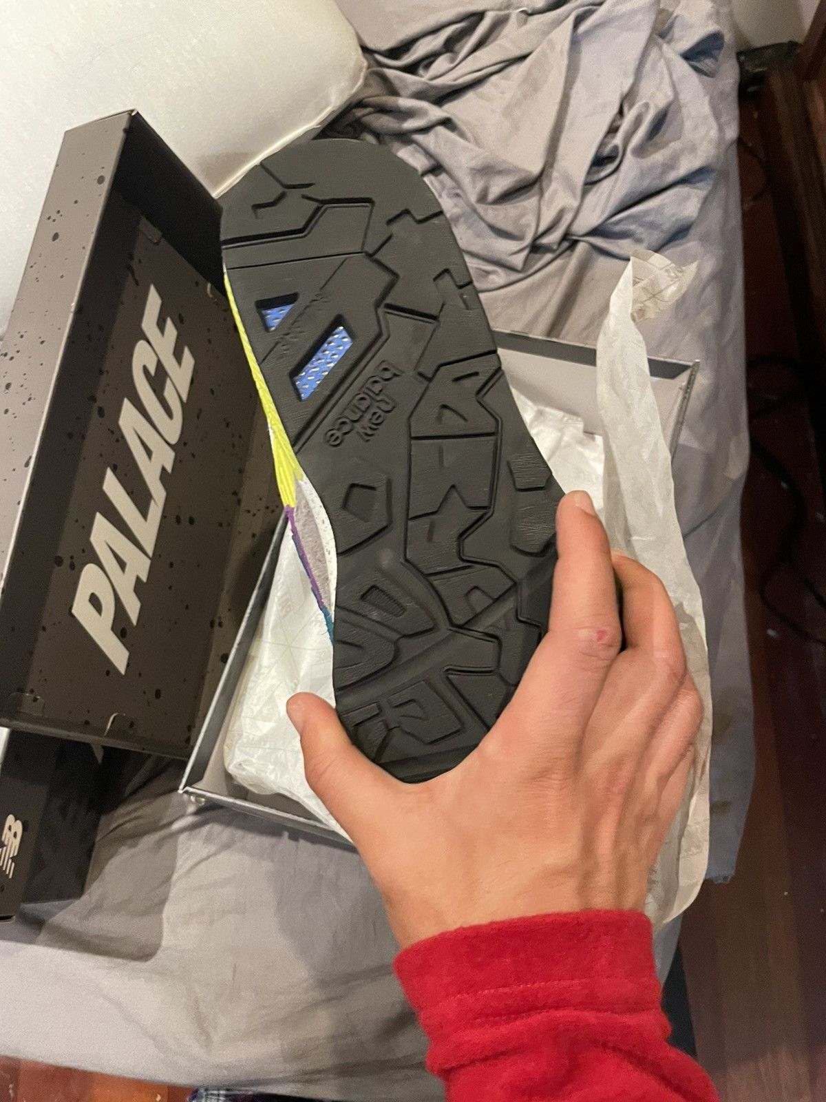 New Balance × Palace Palace x New Balance Grey/Multi 580s Size US 11.5 / EU 44-45 - 3 Thumbnail