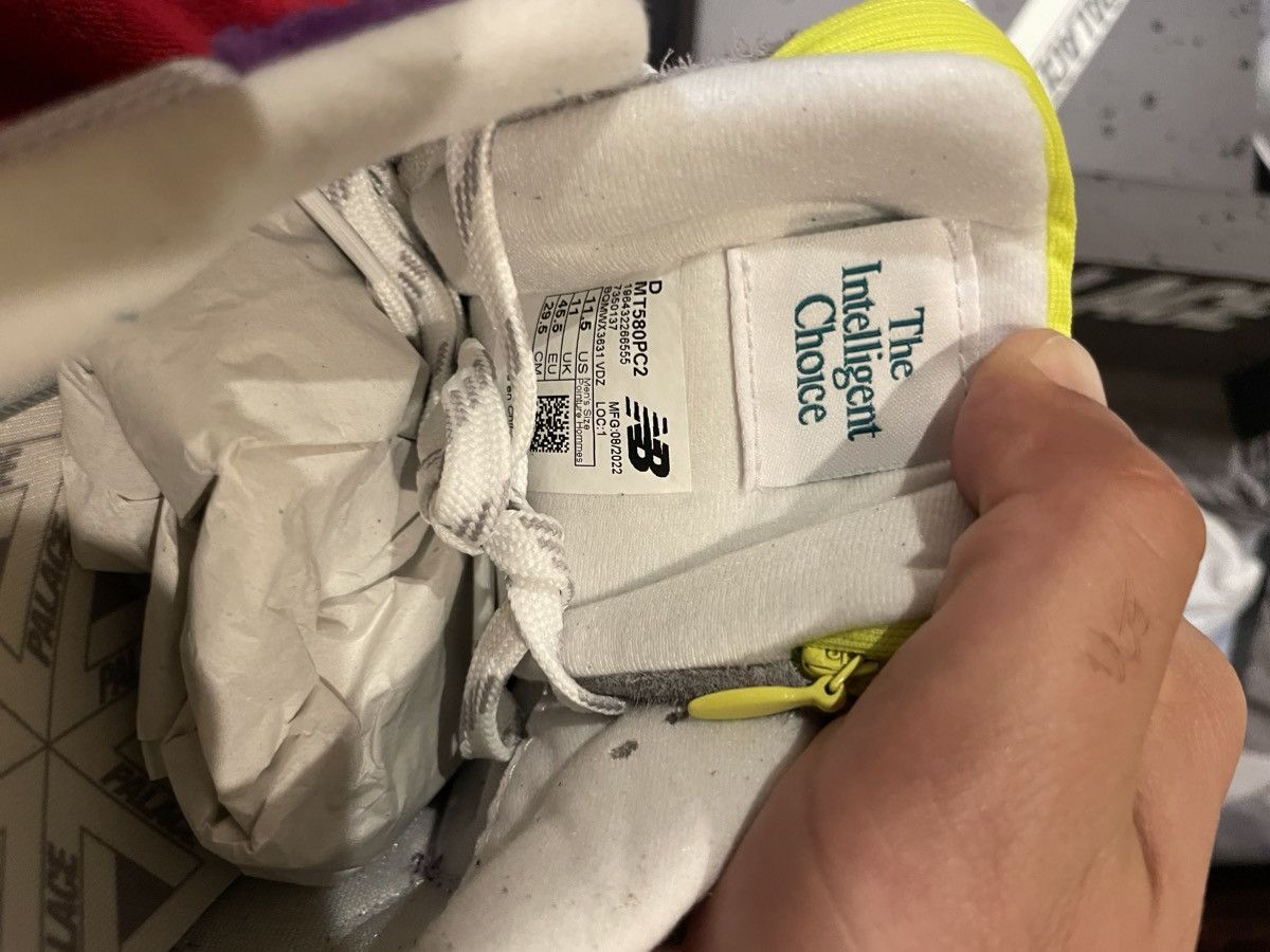 New Balance × Palace Palace x New Balance Grey/Multi 580s Size US 11.5 / EU 44-45 - 2 Thumbnail