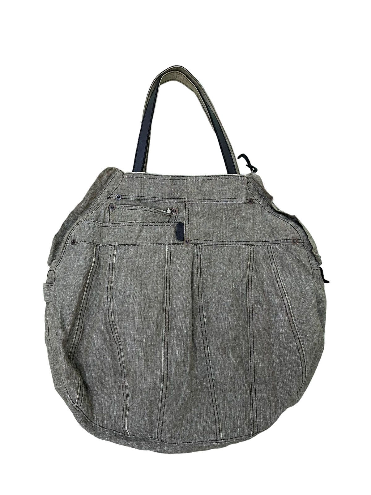 YSaccs Yohji Yamamoto Denim Tote Bag in Brown, Women's