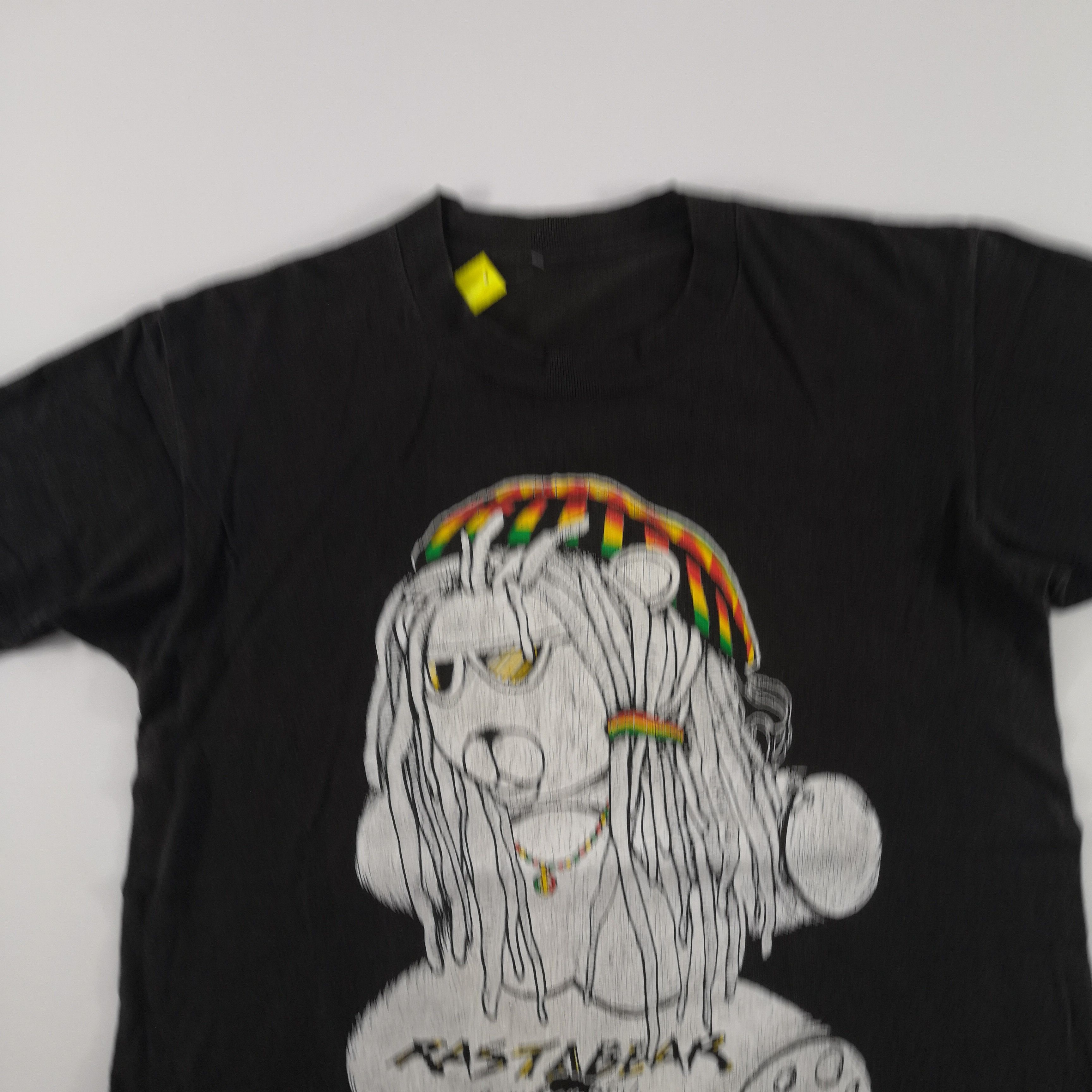 Vintage Vintage Bear Rastabear T-Shirt Bob Marley Jamaican Tees Size US L / EU 52-54 / 3 - 3 Thumbnail