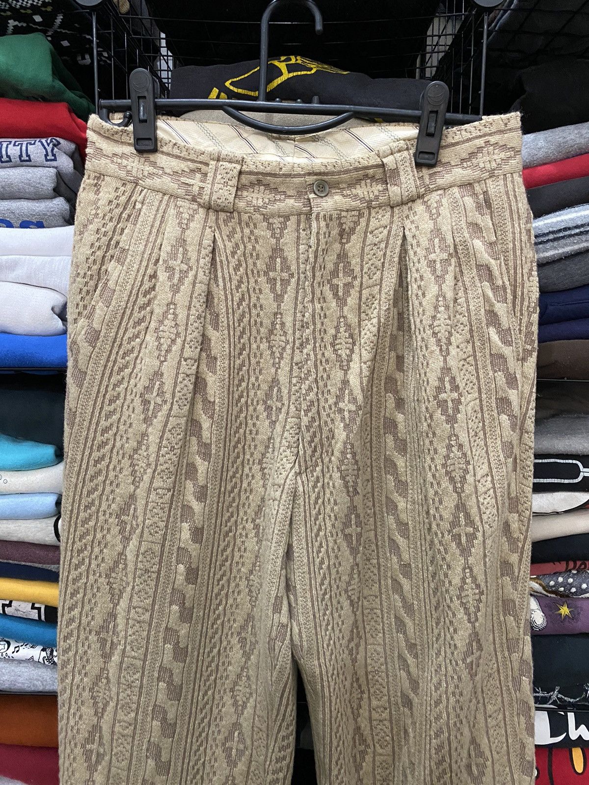 Japanese Brand × Vintage VINTAGE BELLEVUE BLUME CASUAL PANT NICE DESIGN Size US 30 / EU 46 - 3 Thumbnail