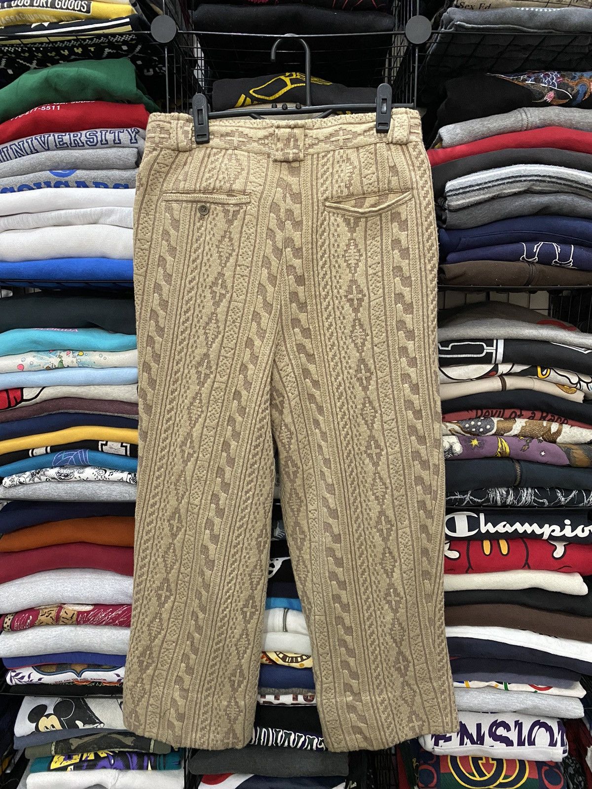 Japanese Brand × Vintage VINTAGE BELLEVUE BLUME CASUAL PANT NICE DESIGN Size US 30 / EU 46 - 2 Thumbnail