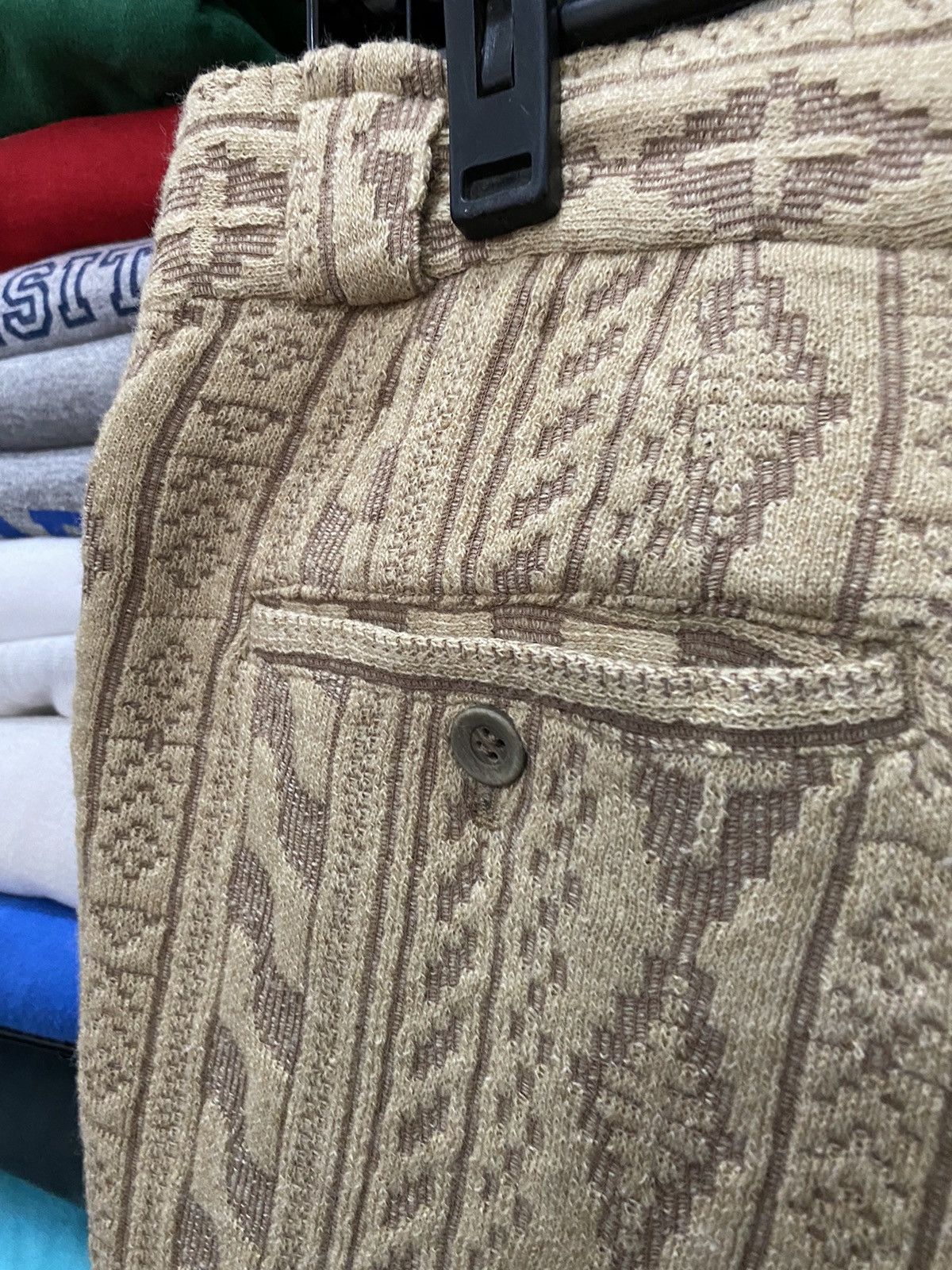 Japanese Brand × Vintage VINTAGE BELLEVUE BLUME CASUAL PANT NICE DESIGN Size US 30 / EU 46 - 10 Thumbnail