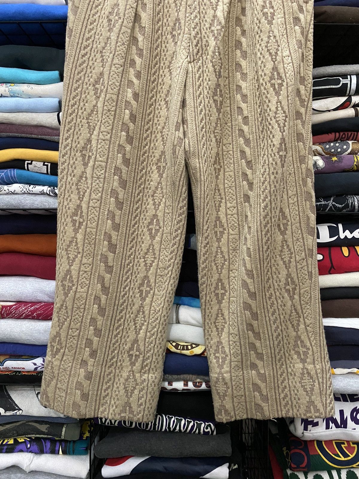 Japanese Brand × Vintage VINTAGE BELLEVUE BLUME CASUAL PANT NICE DESIGN Size US 30 / EU 46 - 4 Thumbnail