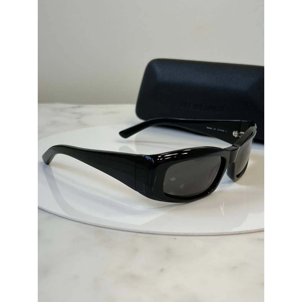 【定価5.1万】BALENCIAGA サングラス ブラック BB0266S M Balenciaga NEW Balenciaga BB0266S Black Logo Sunglasses