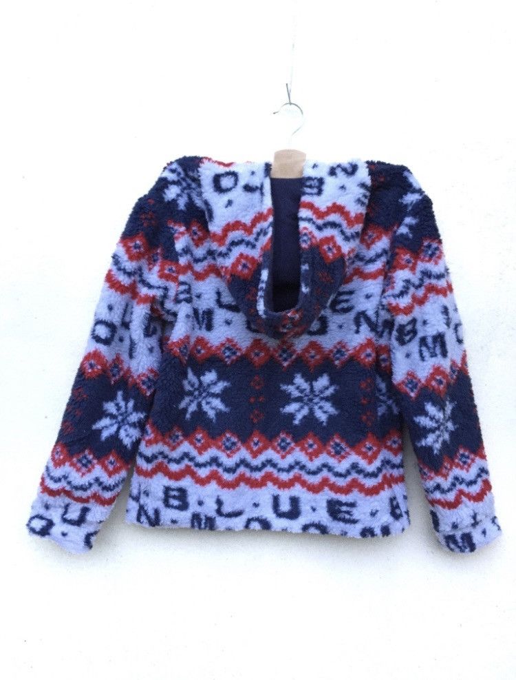 Japanese Brand Blue Moon Blue Fleece Deep Pile Sherpa Hoodie Size US S / EU 44-46 / 1 - 2 Thumbnail