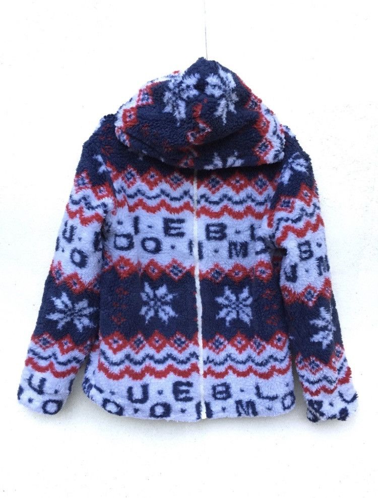 Japanese Brand Blue Moon Blue Fleece Deep Pile Sherpa Hoodie Size US S / EU 44-46 / 1 - 1 Thumbnail