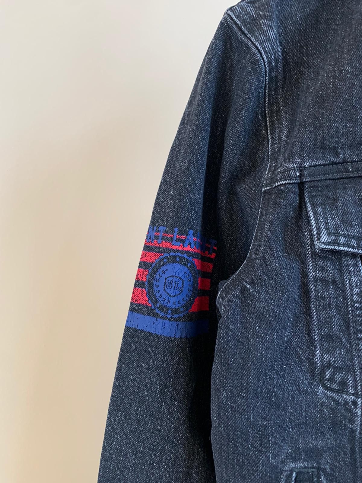Saint Laurent Paris Universite Patch Denim Jacket in Black Size US M / EU 48-50 / 2 - 5 Thumbnail