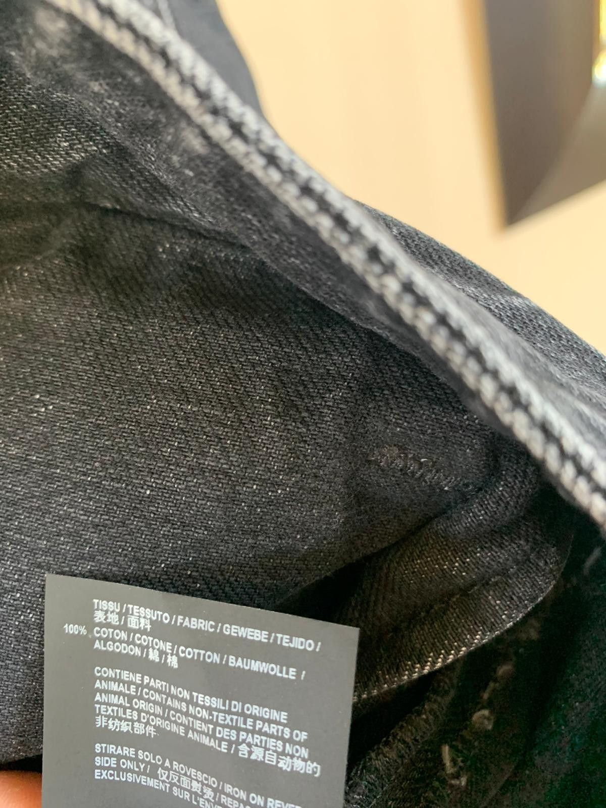 Saint Laurent Paris Universite Patch Denim Jacket in Black Size US M / EU 48-50 / 2 - 10 Thumbnail