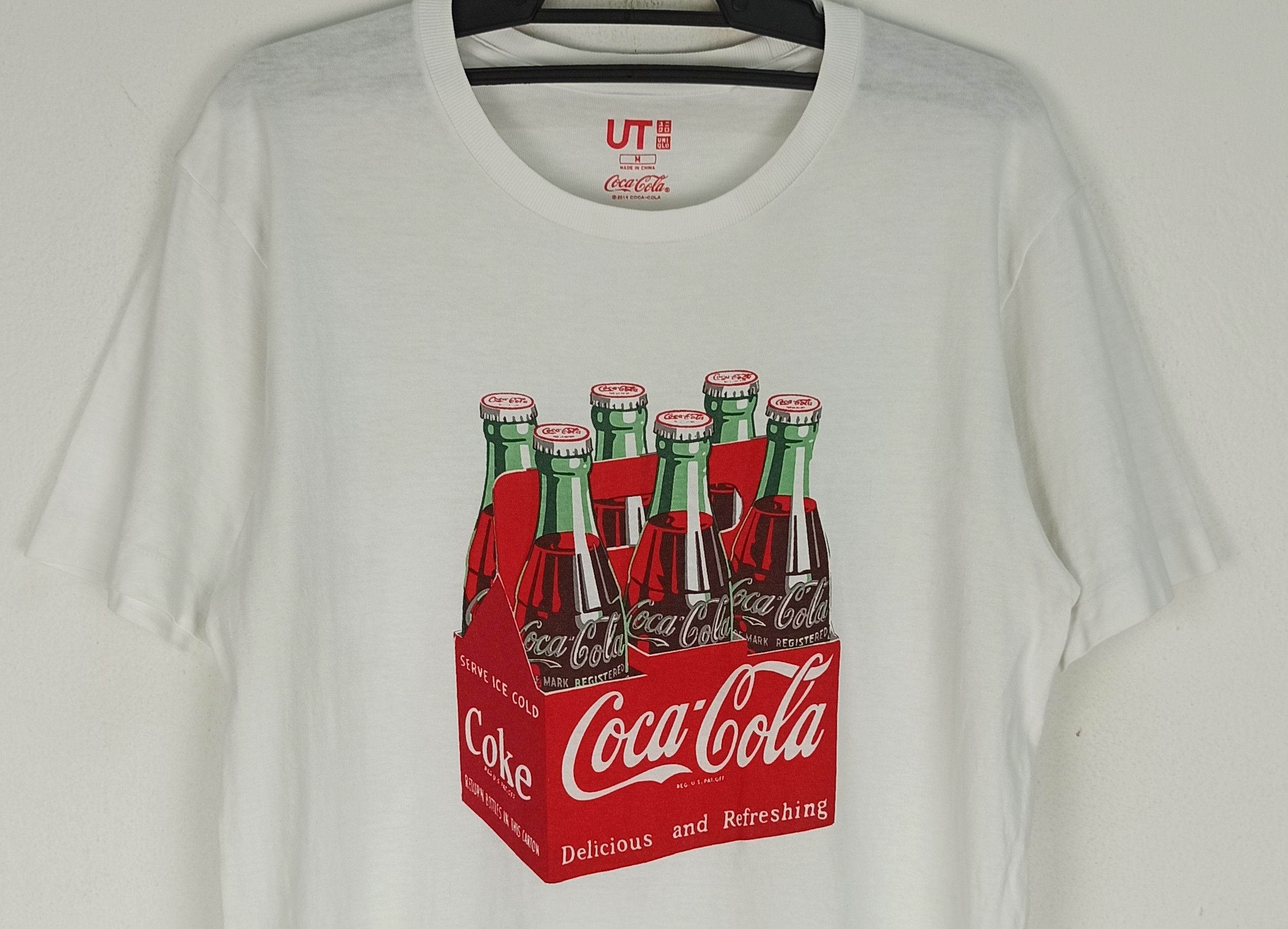 Coca Cola Vintage COCA COLA Big Logo Printed T-shirts by Uniqlo Size US M / EU 48-50 / 2 - 2 Thumbnail