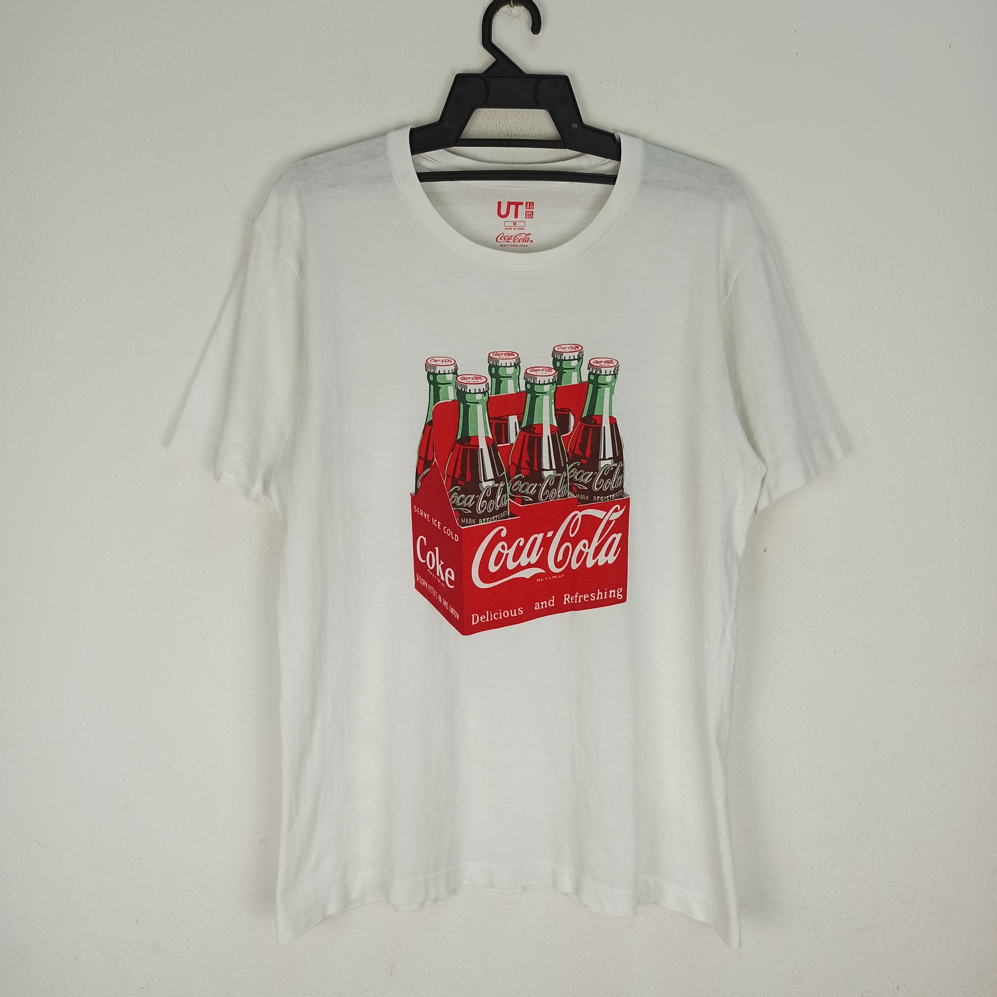 Coca Cola Vintage COCA COLA Big Logo Printed T-shirts by Uniqlo Size US M / EU 48-50 / 2 - 1 Thumbnail