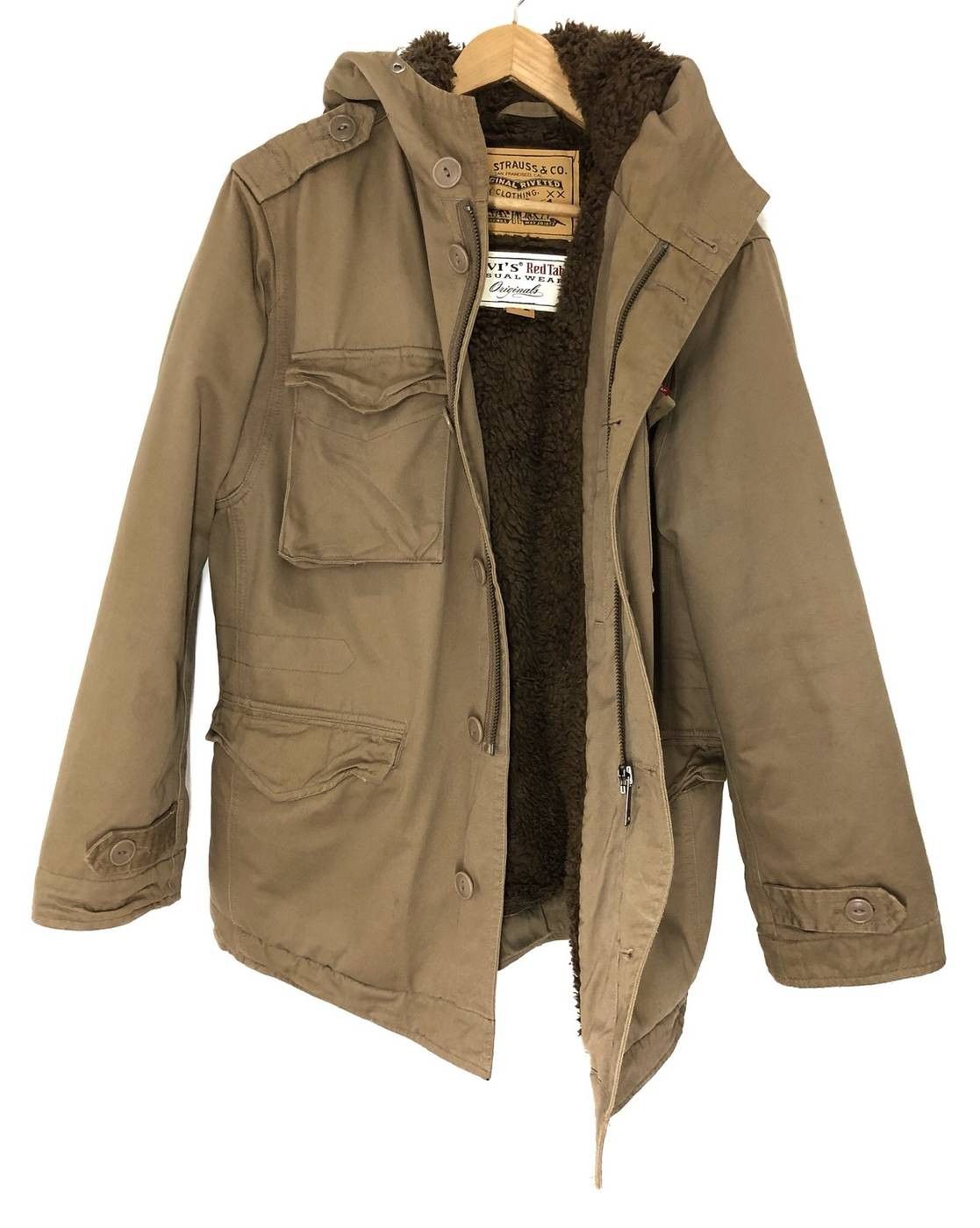 Levi's Made & Crafted × Levi's Vintage Clothing Levi's Made Tactical Pockets Sherpa Lined Heavy Jacket Size US M / EU 48-50 / 2 - 6 Thumbnail