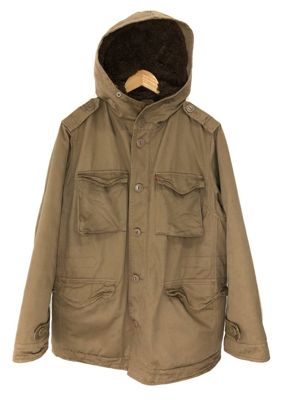 Levi's Made & Crafted × Levi's Vintage Clothing Levi's Made Tactical Pockets Sherpa Lined Heavy Jacket Size US M / EU 48-50 / 2 - 1 Thumbnail