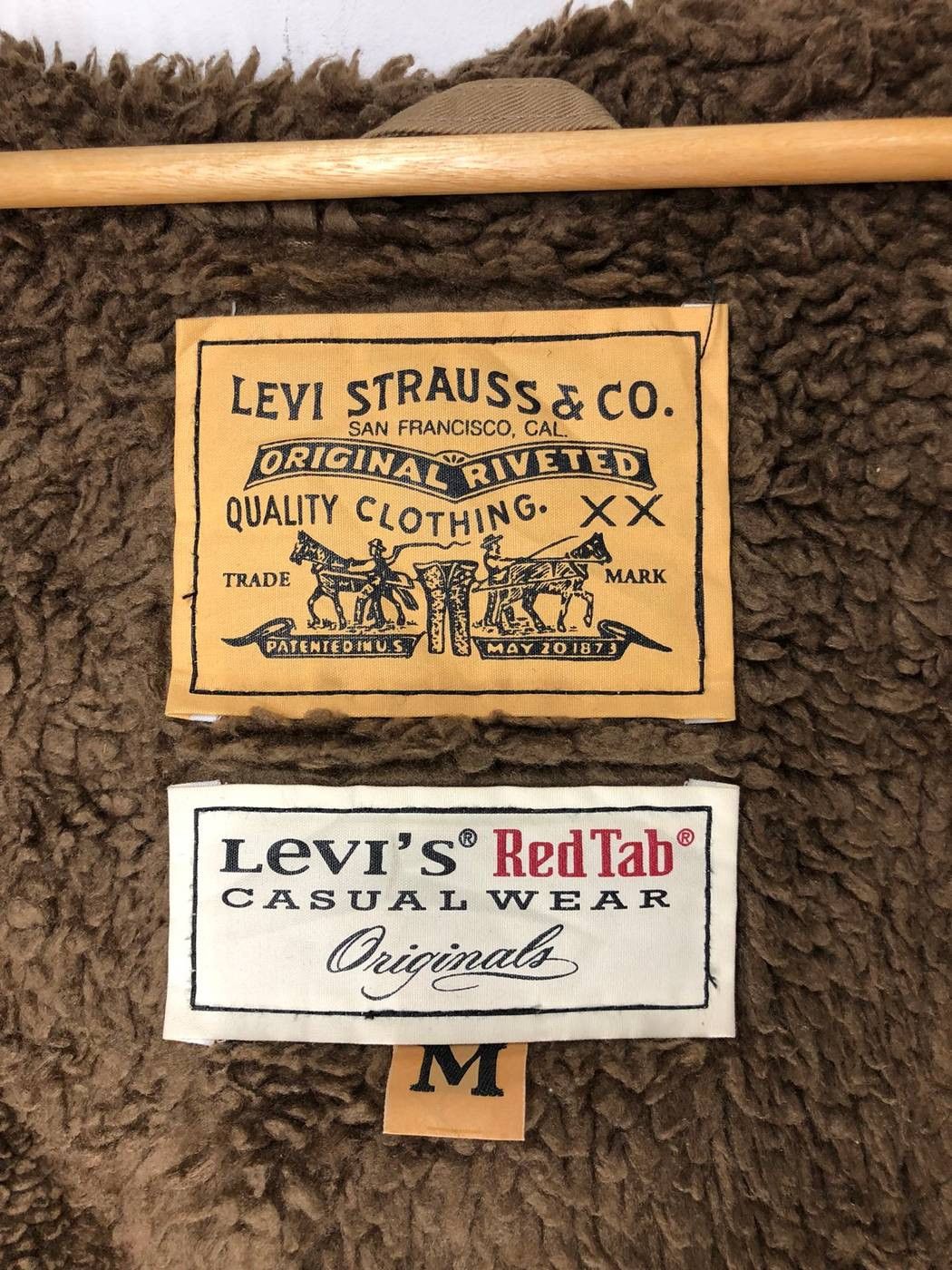 Levi's Made & Crafted × Levi's Vintage Clothing Levi's Made Tactical Pockets Sherpa Lined Heavy Jacket Size US M / EU 48-50 / 2 - 9 Thumbnail