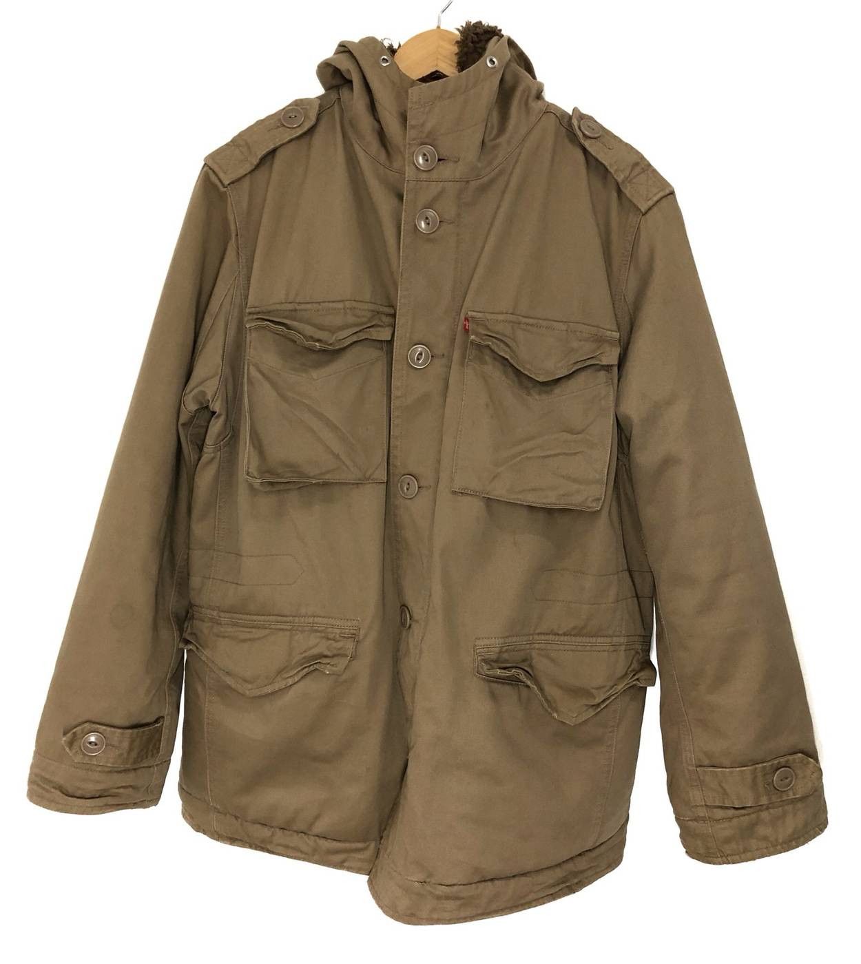 Levi's Made & Crafted × Levi's Vintage Clothing Levi's Made Tactical Pockets Sherpa Lined Heavy Jacket Size US M / EU 48-50 / 2 - 2 Thumbnail