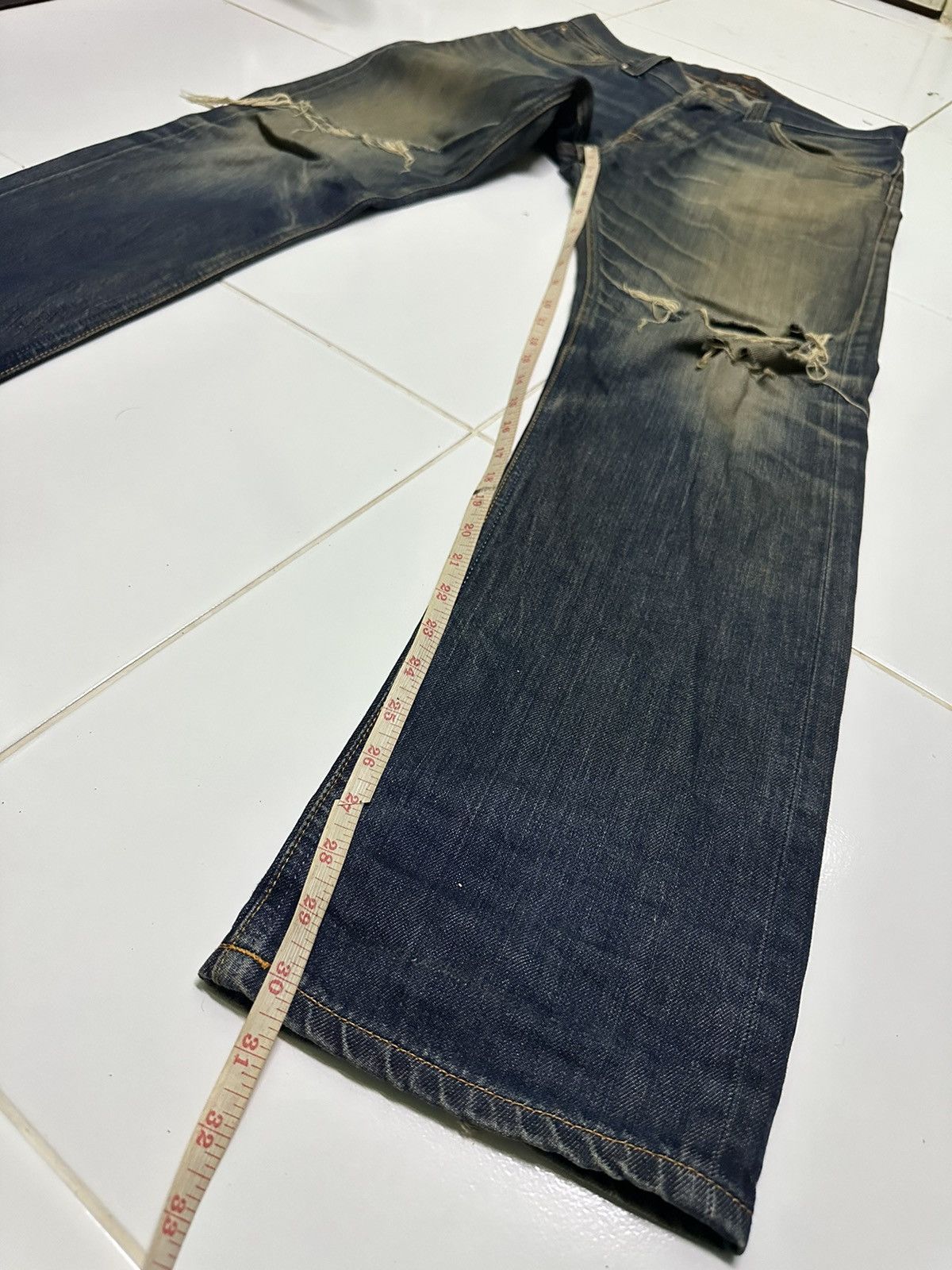 Nudie Jeans 32x30 Nudie distressed denim jeans Size US 32 / EU 48 - 8 Thumbnail