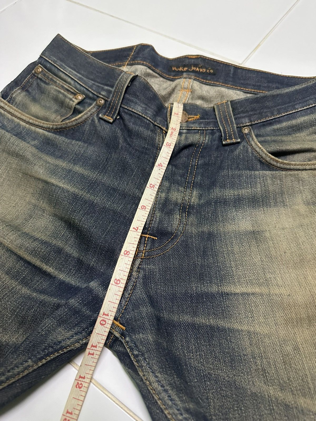 Nudie Jeans 32x30 Nudie distressed denim jeans Size US 32 / EU 48 - 11 Thumbnail