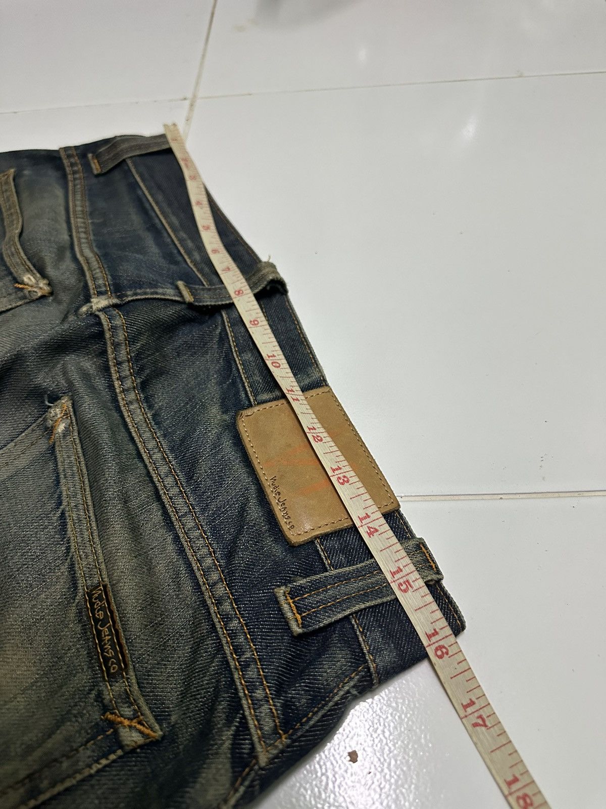 Nudie Jeans 32x30 Nudie distressed denim jeans Size US 32 / EU 48 - 5 Thumbnail