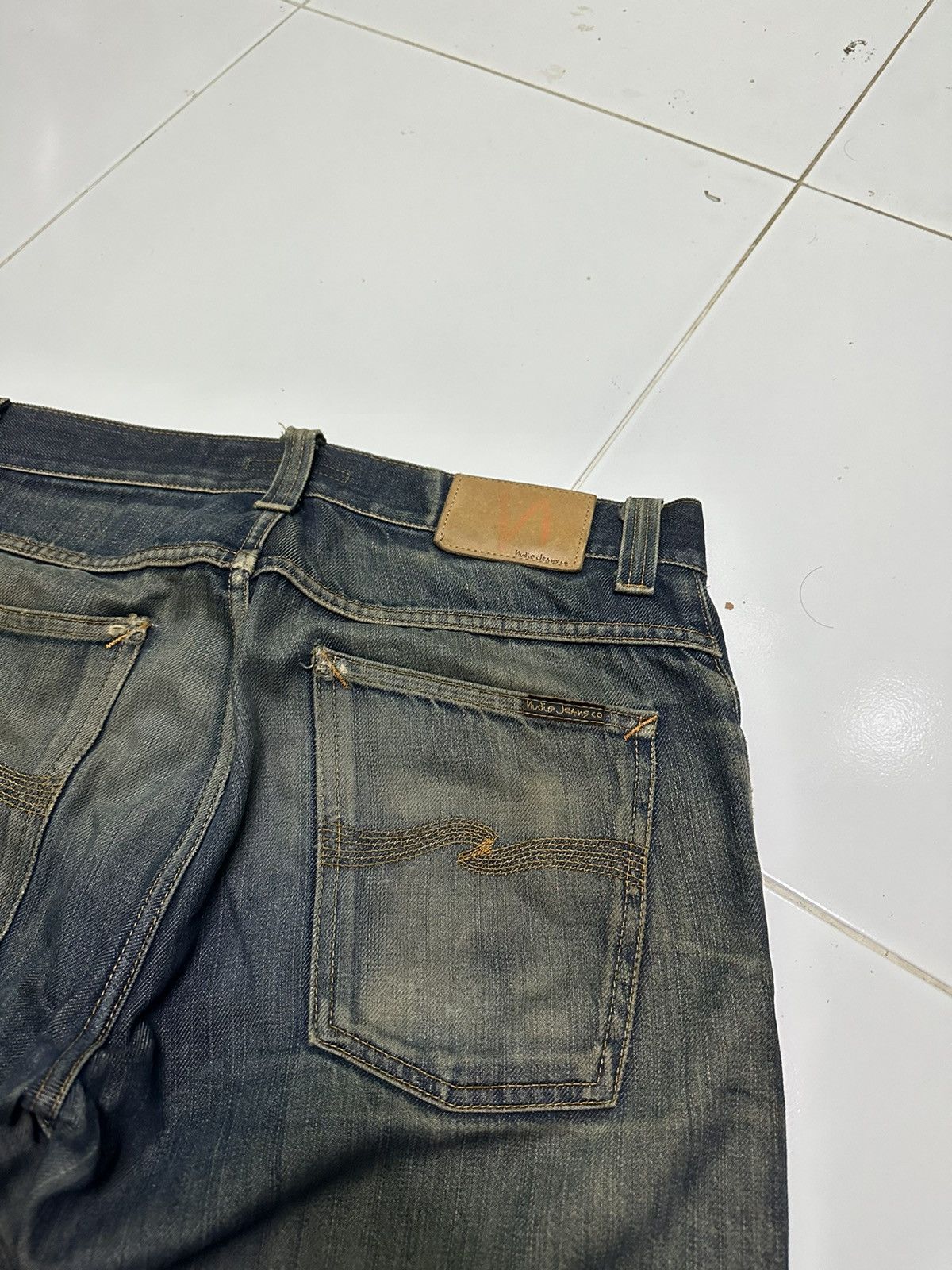 Nudie Jeans 32x30 Nudie distressed denim jeans Size US 32 / EU 48 - 4 Thumbnail