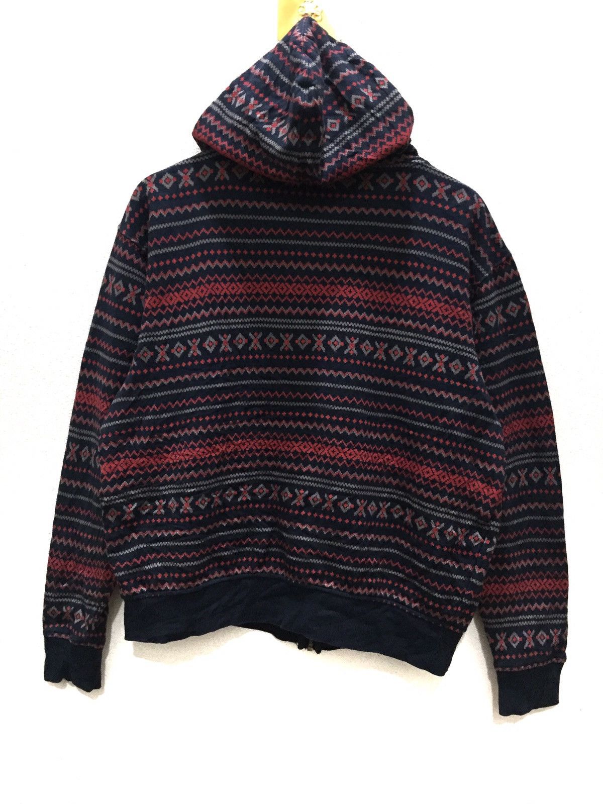 Japanese Brand Anti Label Zipper Up Hoodie Patterned Size US L / EU 52-54 / 3 - 2 Thumbnail